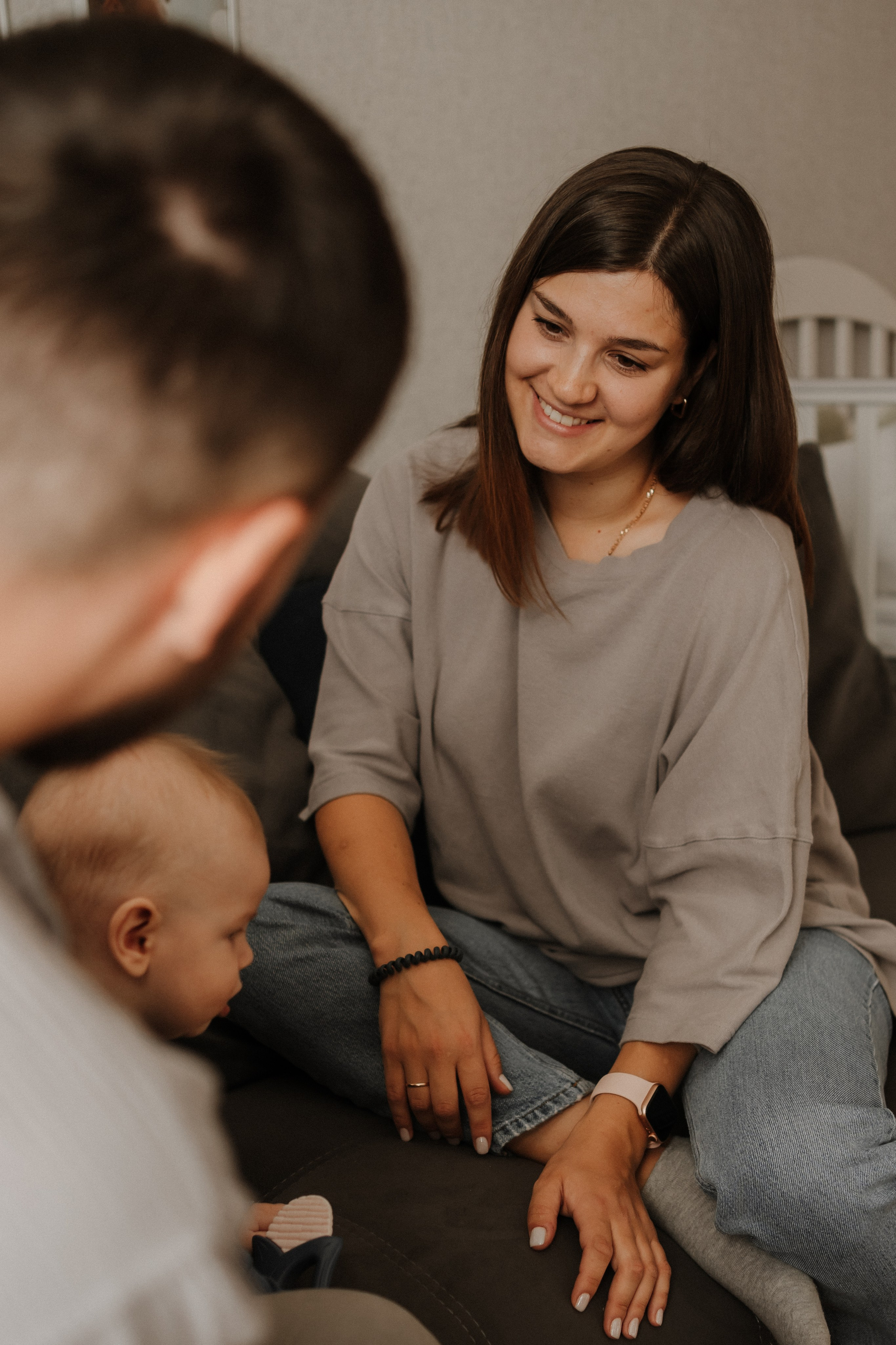 Семейная домашняя фотосъемка в Архангельске. Портретный и свадебный фотограф в Архангельске Елизавета Стрекаловская