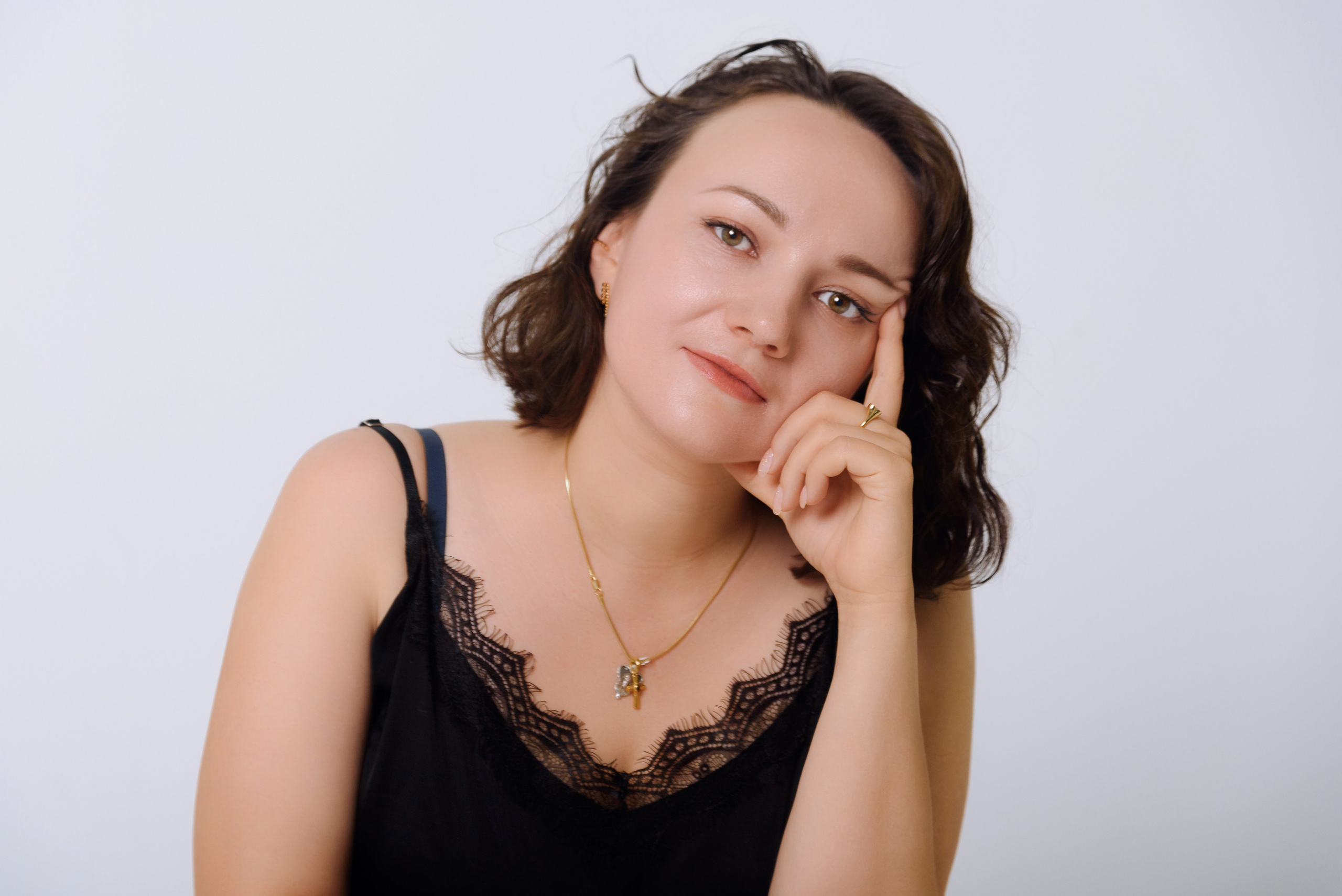 Женский портрет, студийная съемка.