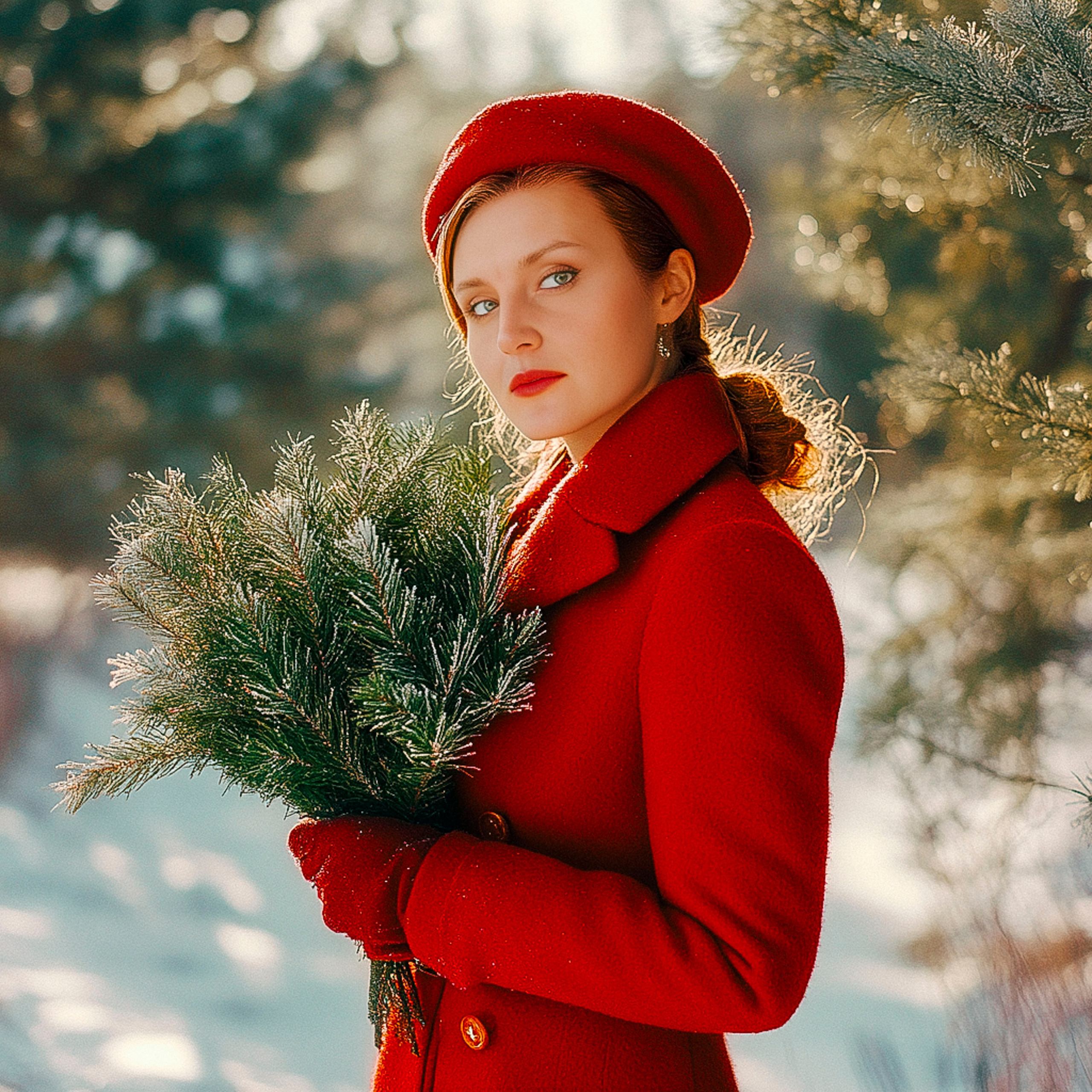 Нейрофотосессия для себя. Девушка с елочкой. ФотоХудожник Харитонова Ирина г. Санкт-Петербург