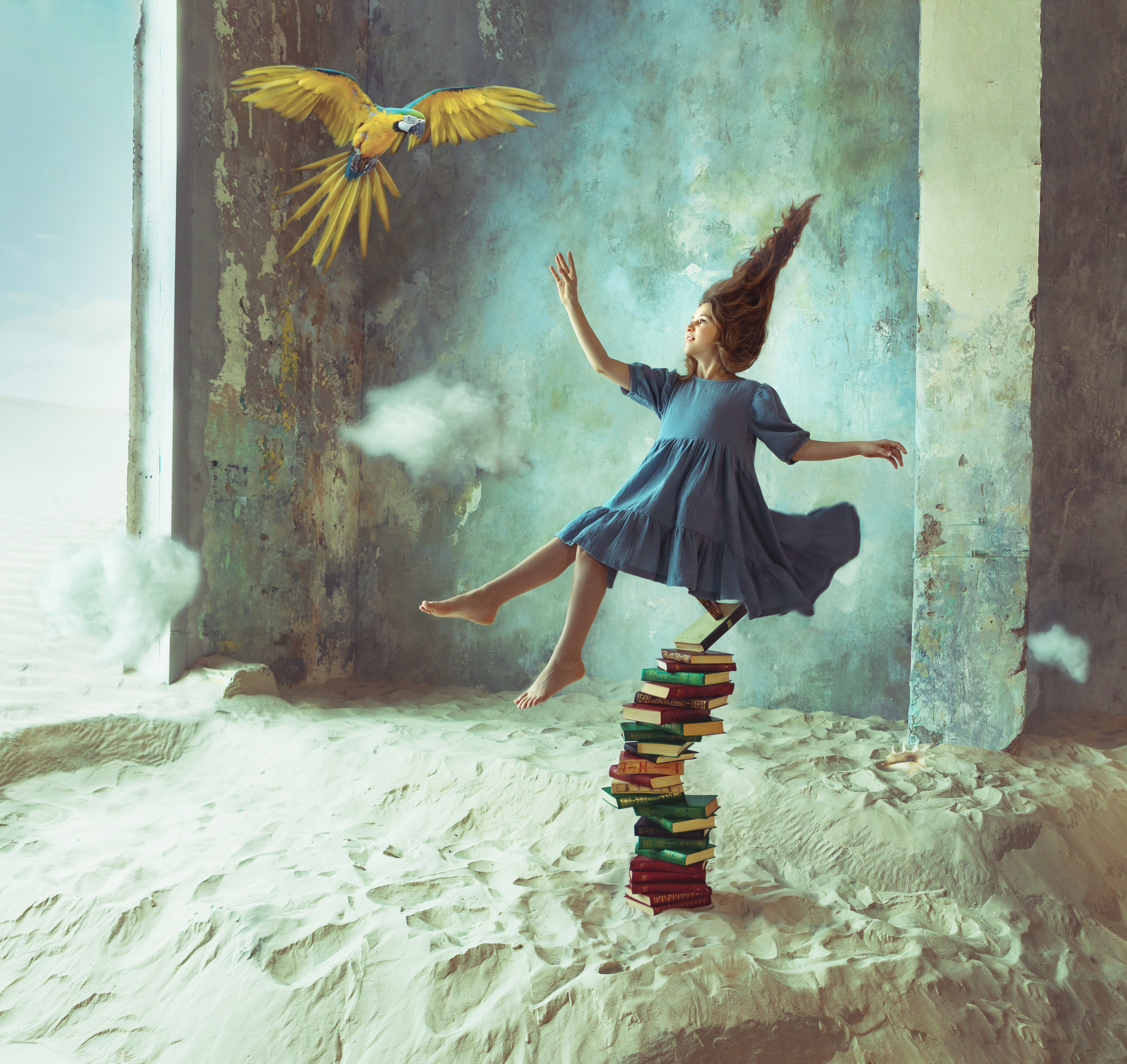 Анна Лебедева Фотограф детский семейная съемка женский портрет студийсная съемка фотоконтент креативные необычные сказочные левитация 