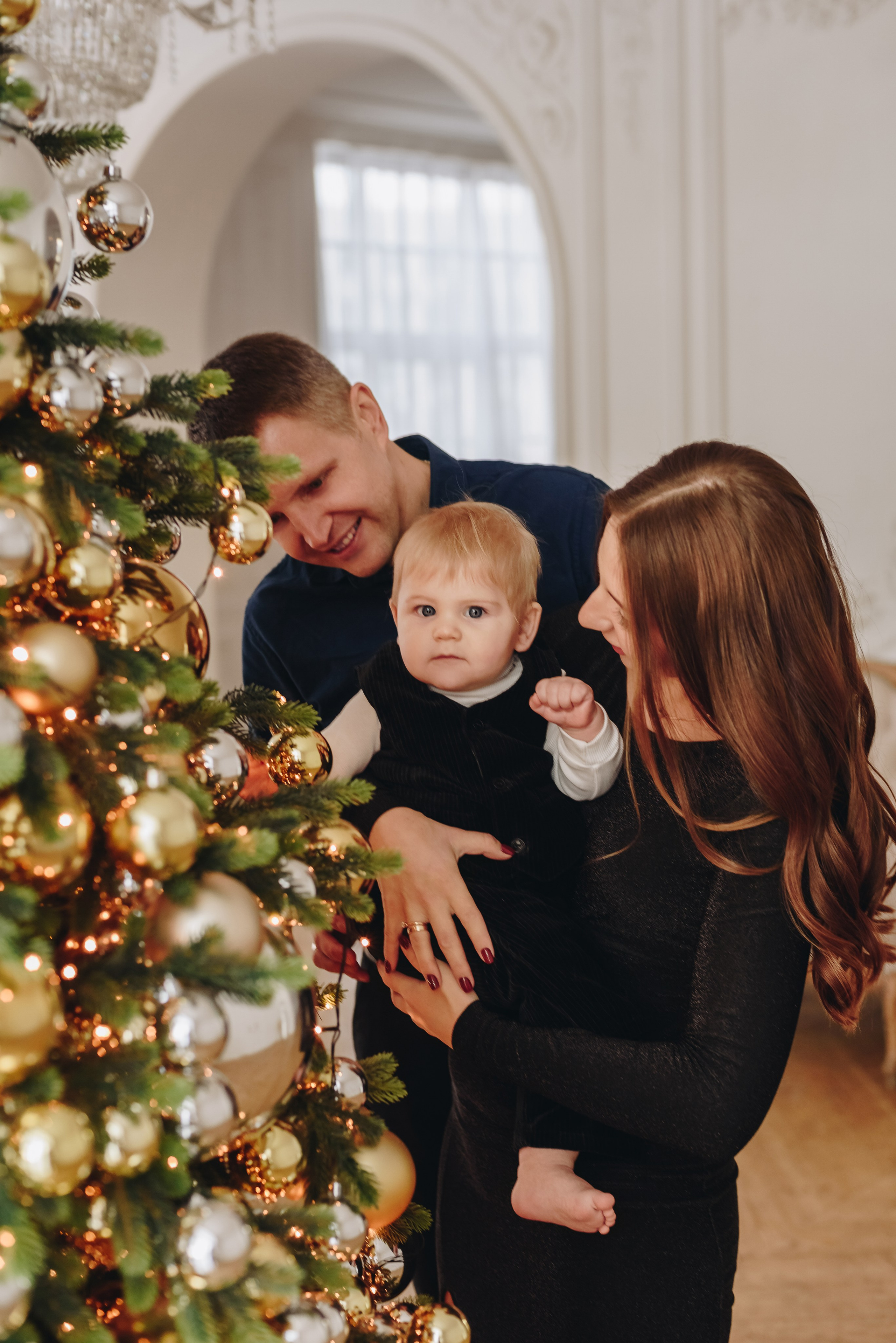 Новогодняя фотосессия в фотостудии. Фотограф Юлия Кондратьева