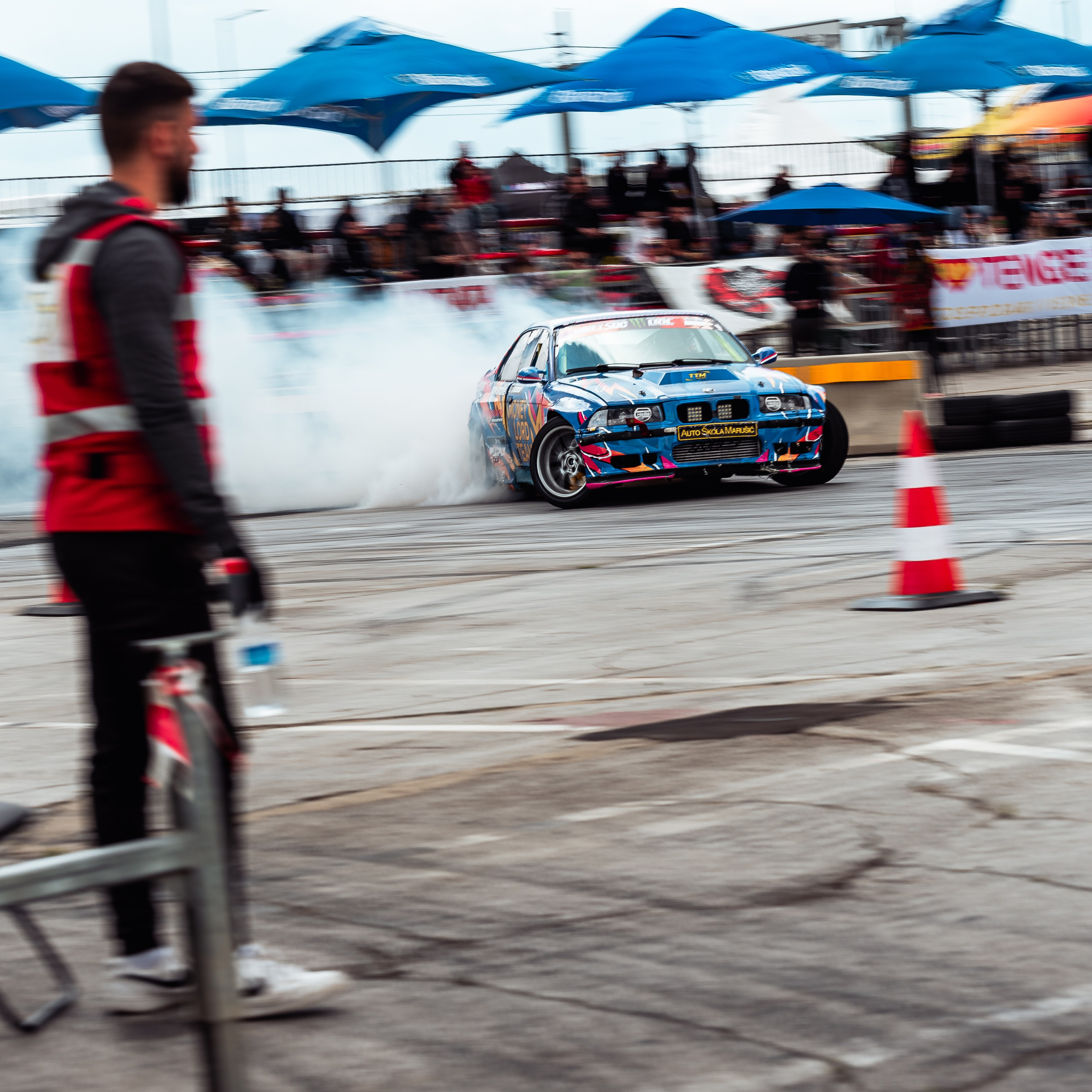 2025 Второй этап Serbian Drift Championship, Белград. Елена Чеснокова спортивный фотограф во Владимире и Белграде