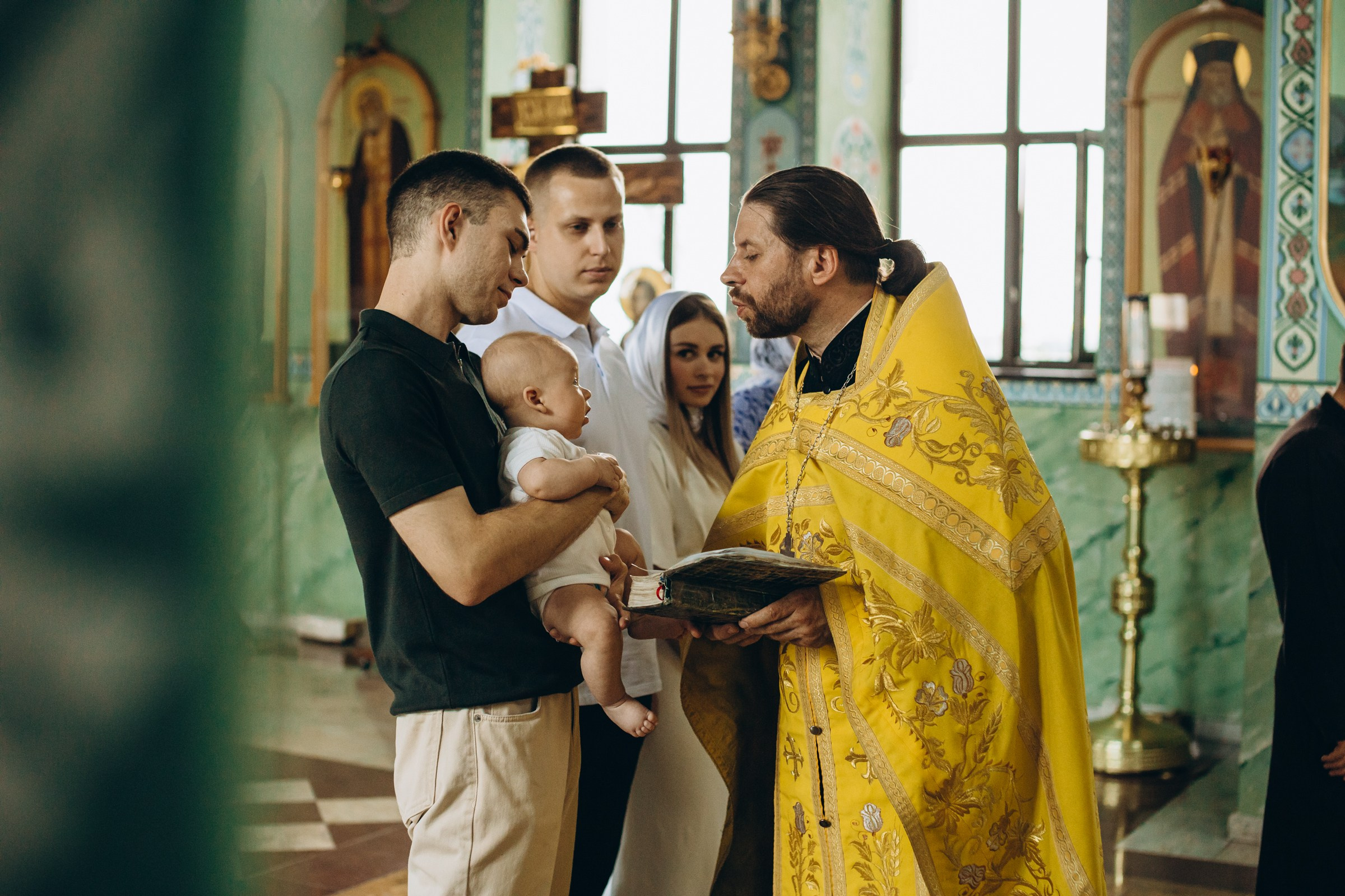 Крещение Мирона. Семейный фотограф в Волгодонске Краченцева Анна
