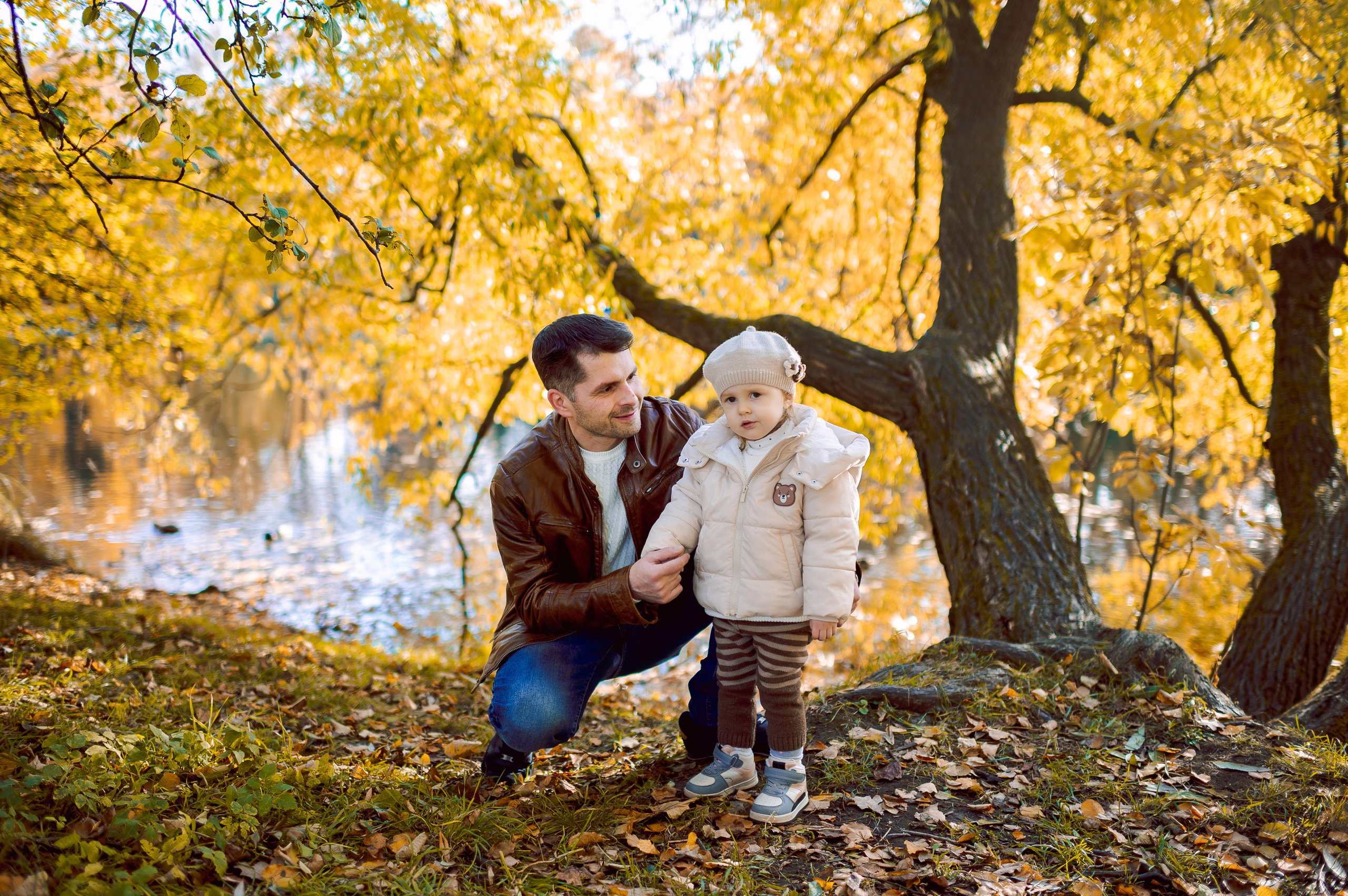 Осенняя семейная прогулка. Портретный, семейный и свадебный фотограф в Санкт-Петербурге и в Пушкине Ширяев Денис
