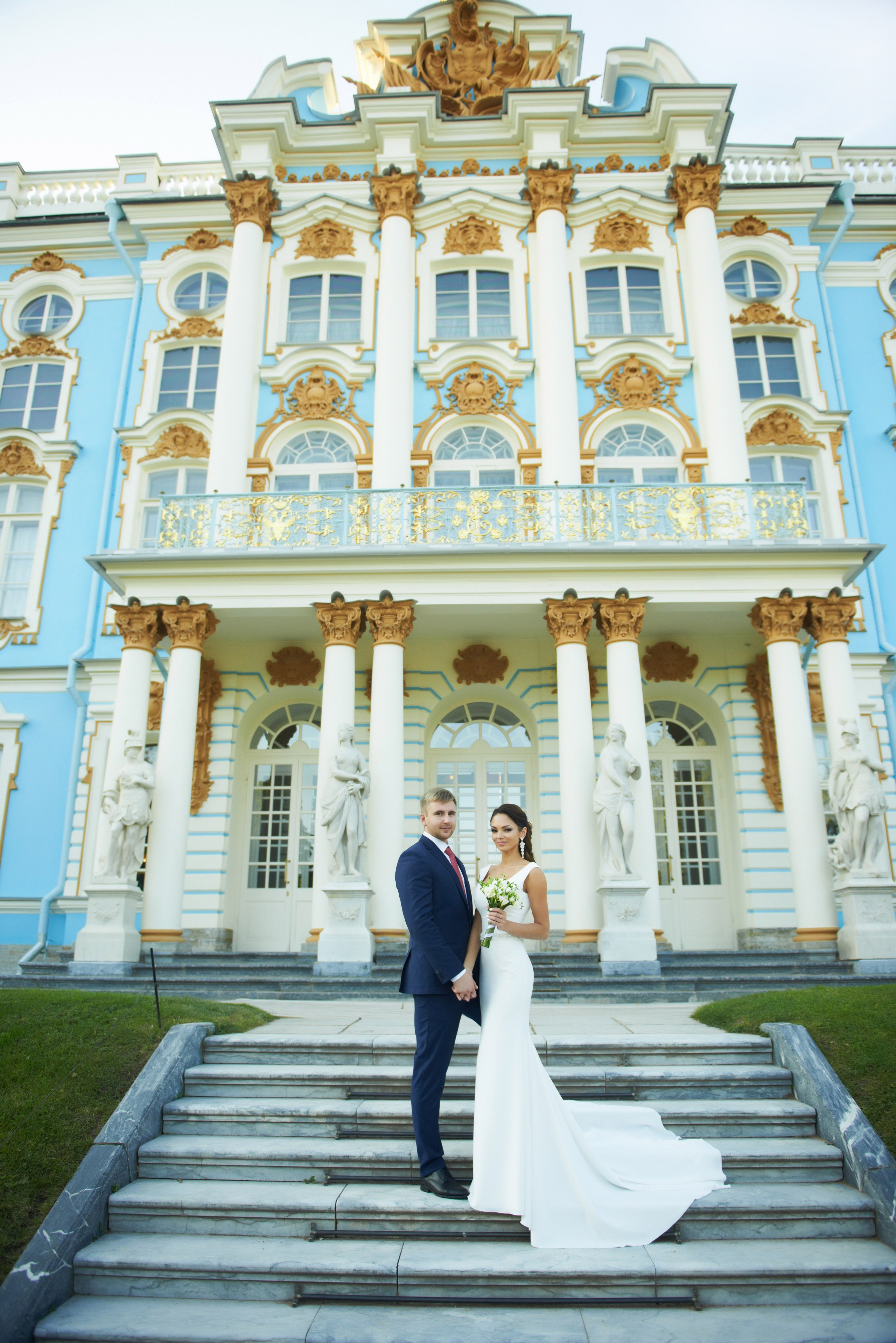 Максим и Наталья (свадебная фотосессия в Пушкине в Екатерининском парке). Портретный, семейный и свадебный фотограф в Санкт-Петербурге и в Пушкине Ширяев Денис