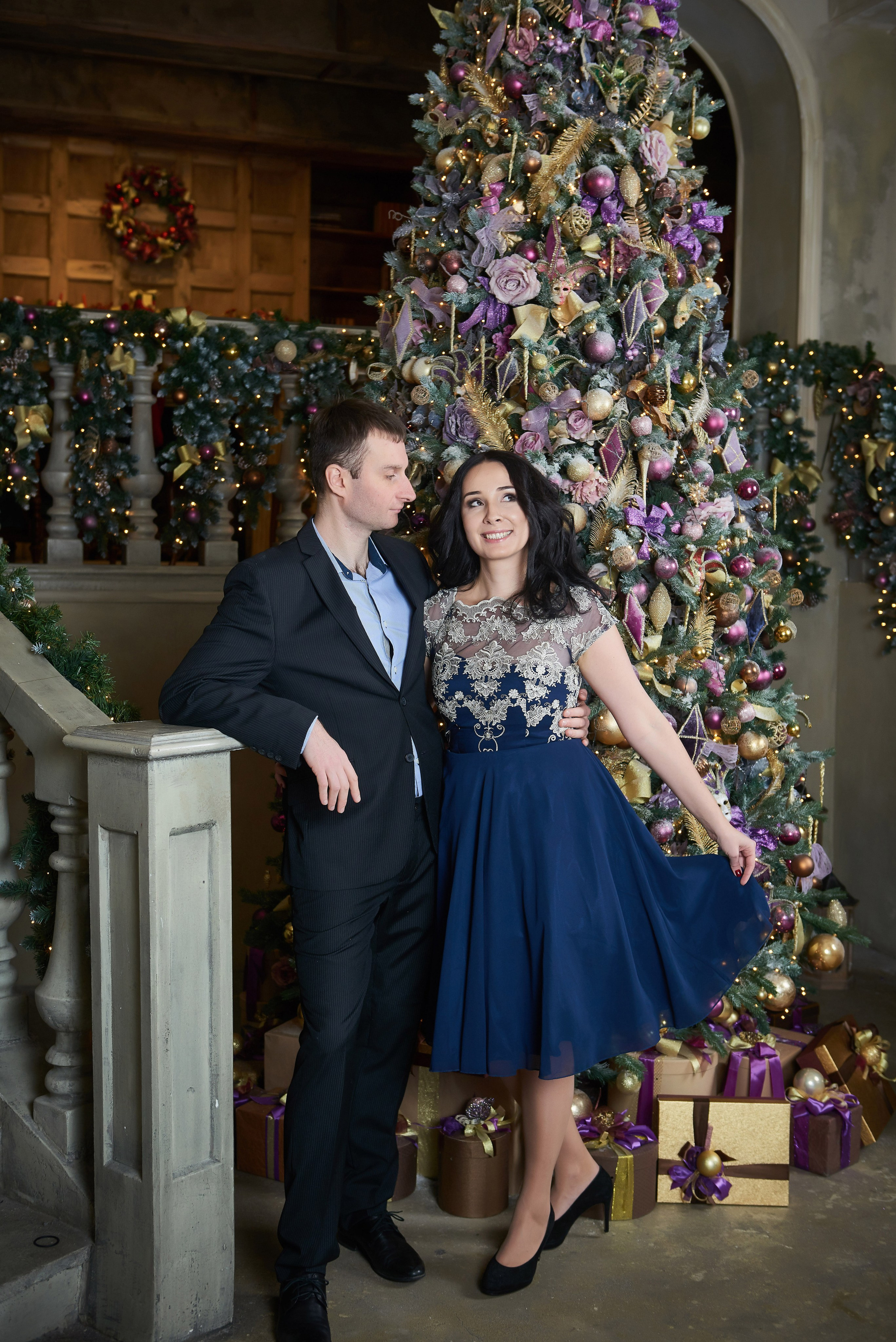 Новогодняя фотосессия в ART-PLACE FAKTURA. Портретный, семейный и свадебный фотограф в Санкт-Петербурге и в Пушкине Ширяев Денис