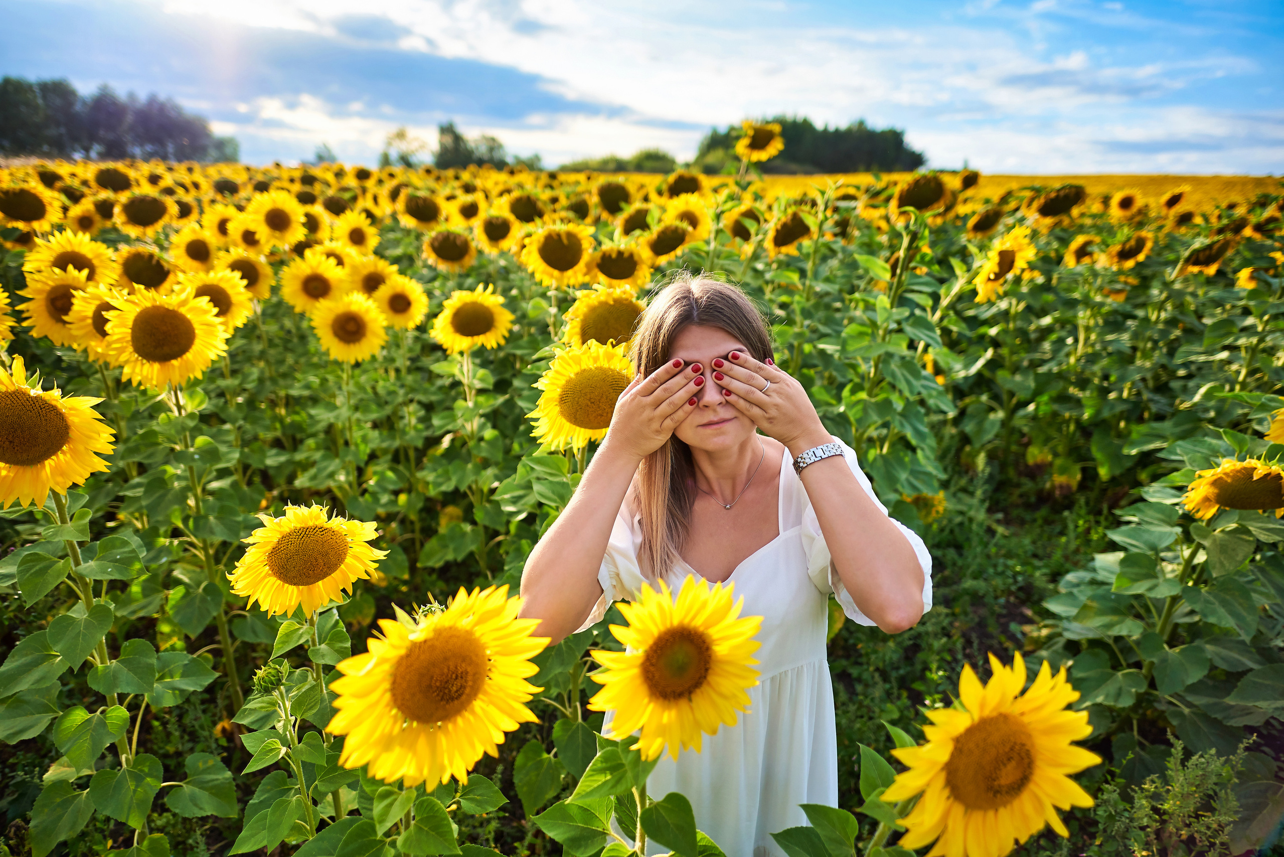 В подсолнухах. Фотосъемка мероприятий