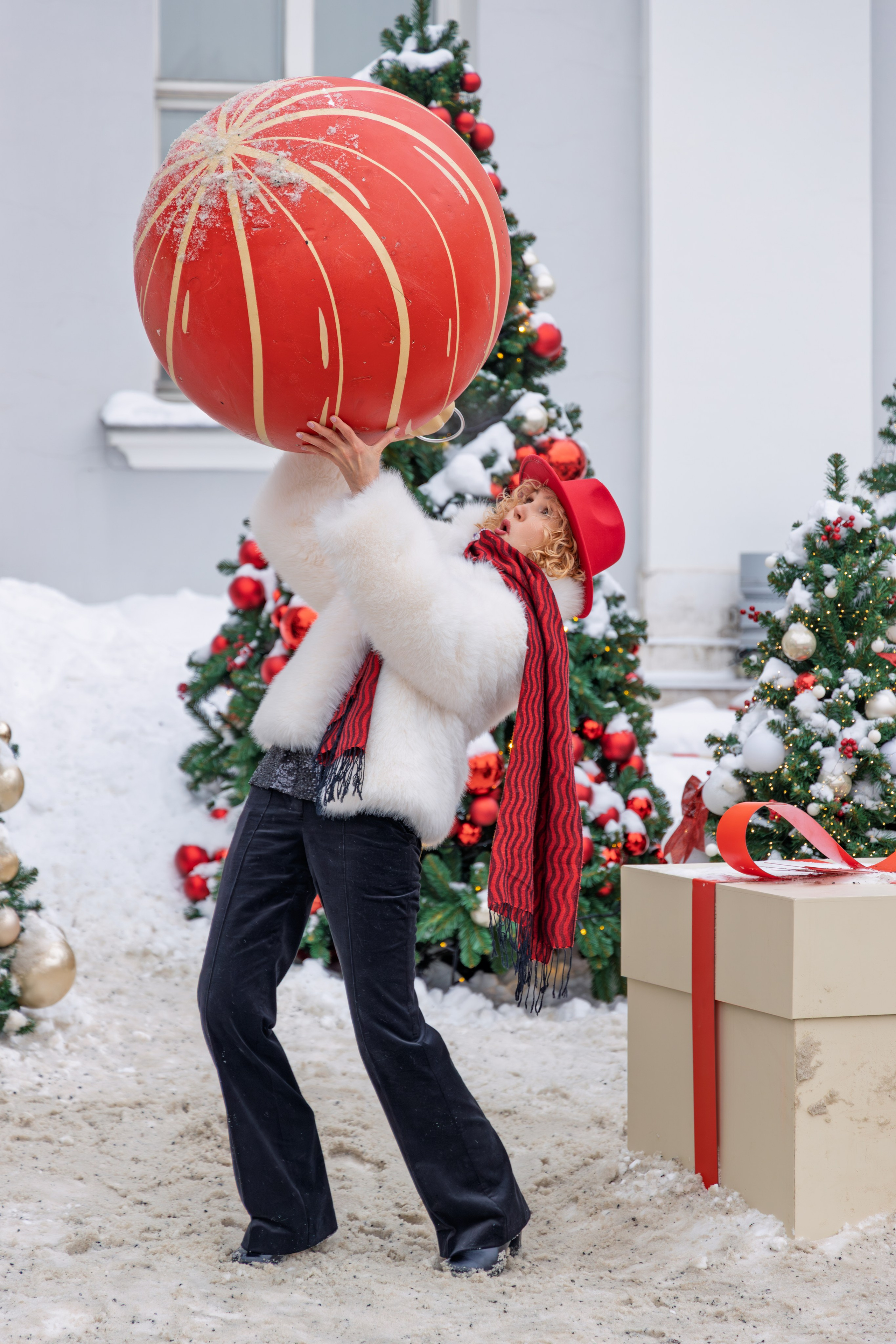 Новогодняя прогулка для Оксаны январь 2026. Репортажный, семейный и студийный фотограф в Москве Демин Алексей