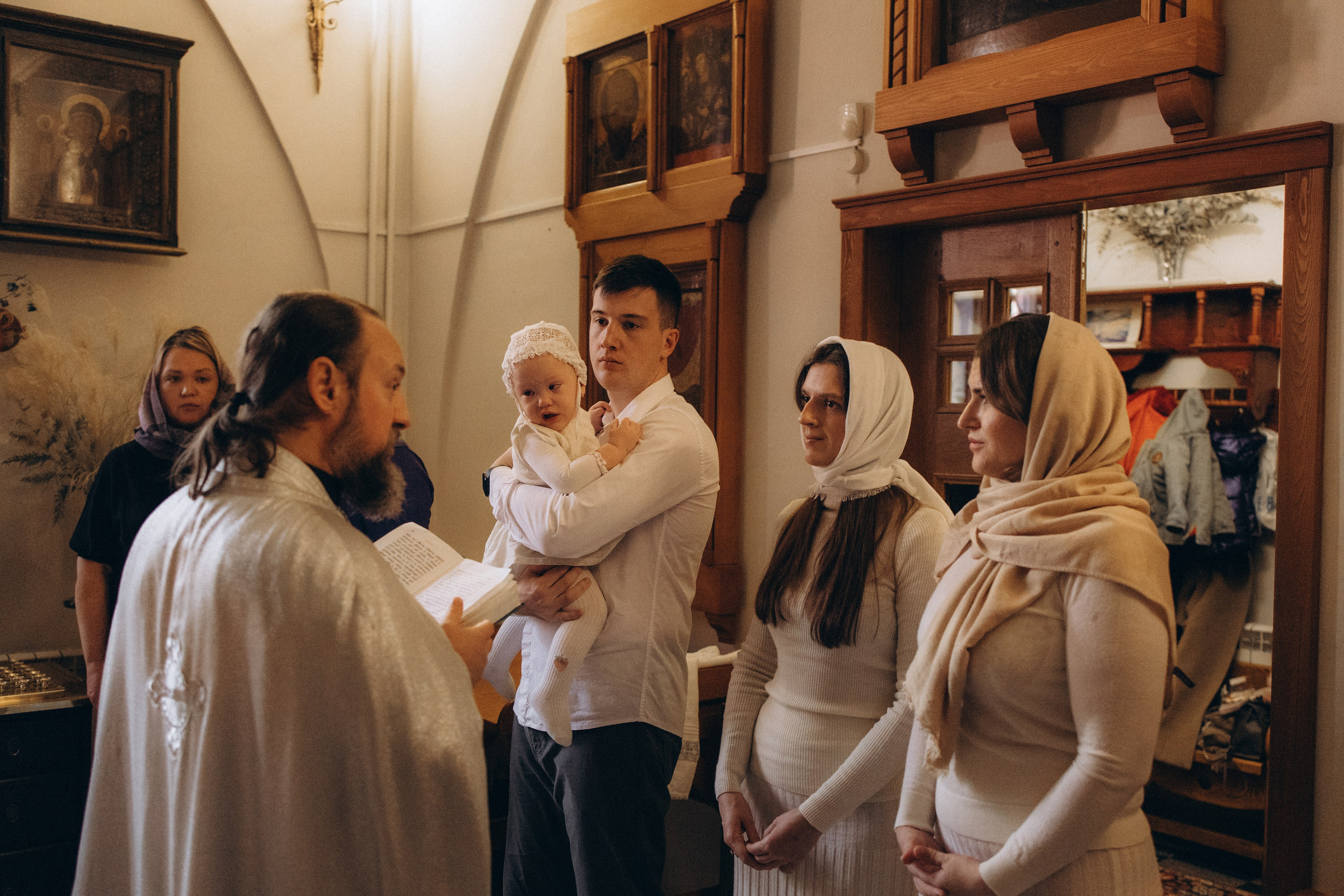 Крещение Надежды. Семейный фотограф Москва Наталия Осьмакова