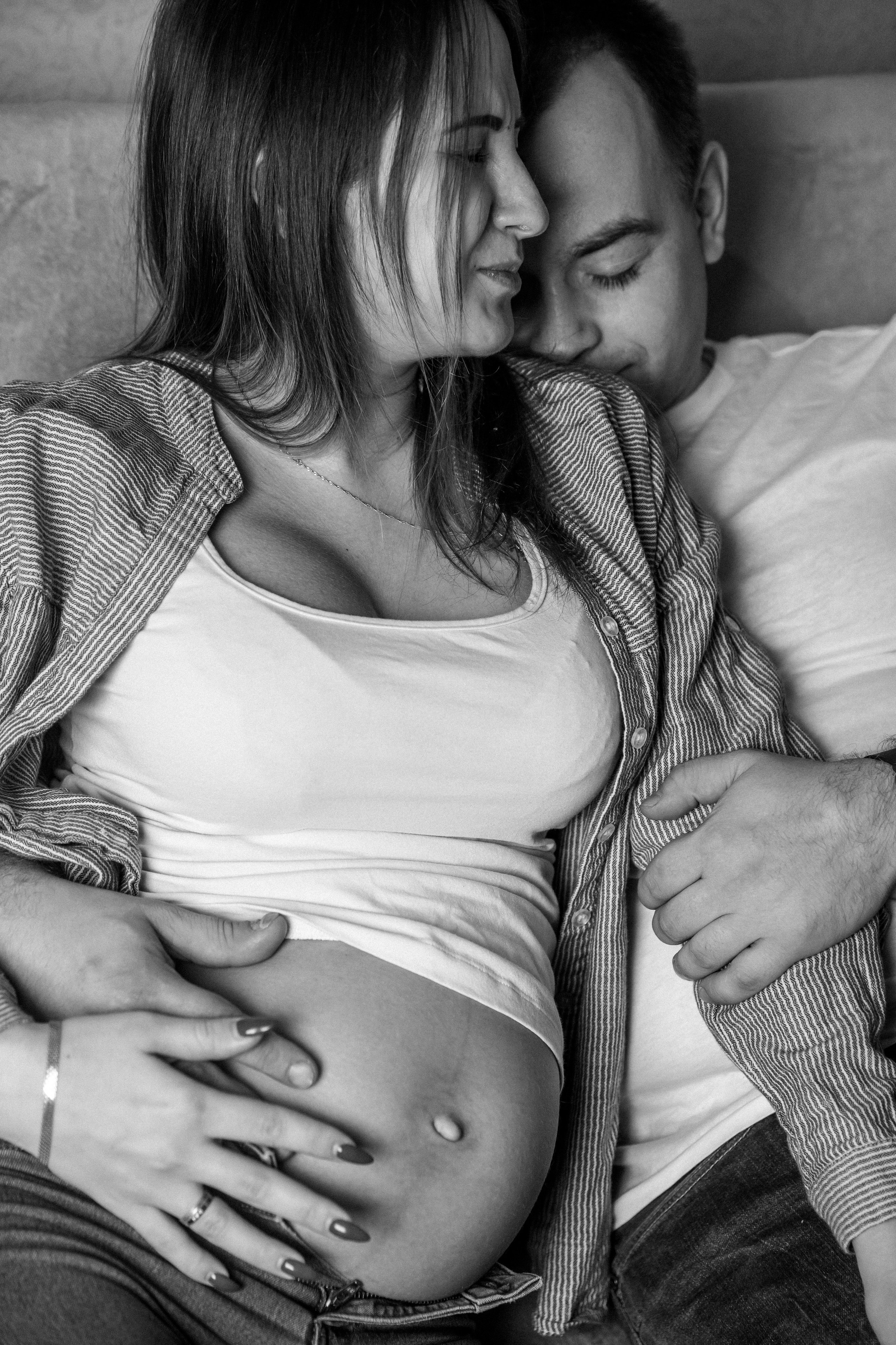 Наташа и Владимир в ожидании сыночка. Фотограф Мурманск Лилия Маер