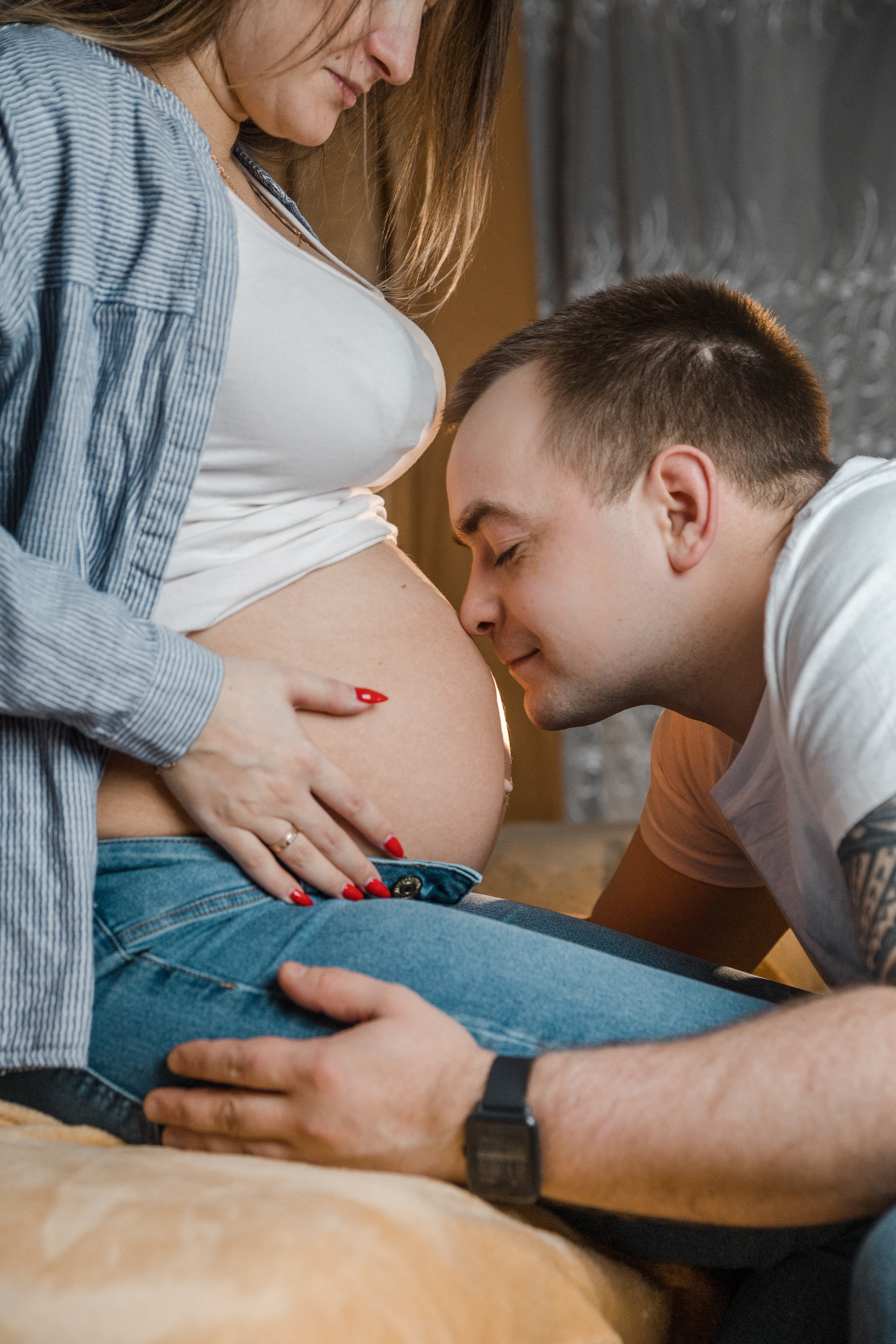 Наташа и Владимир в ожидании сыночка. Фотограф Мурманск Лилия Маер
