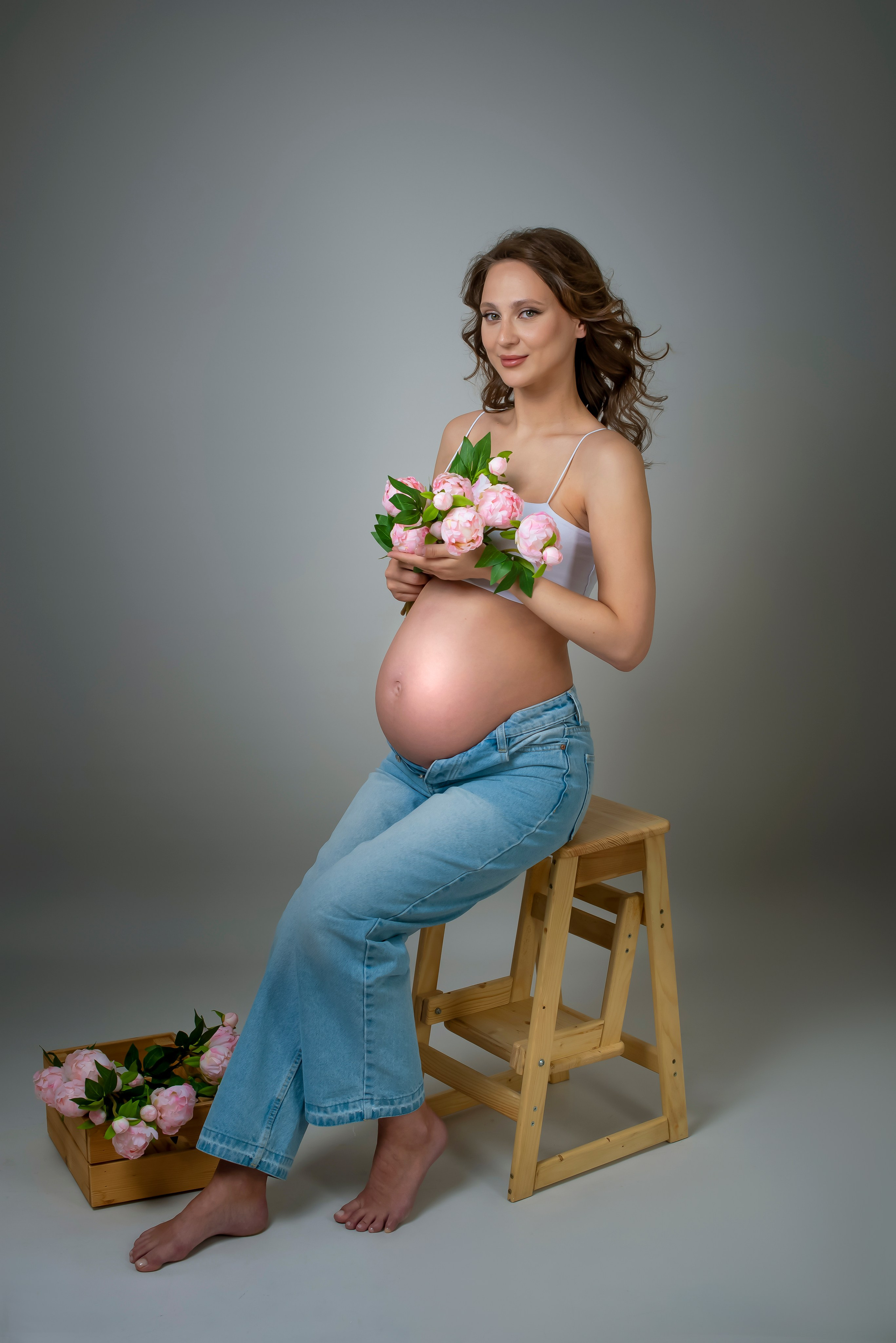 Беременность. Фотограф Юлия Антушева