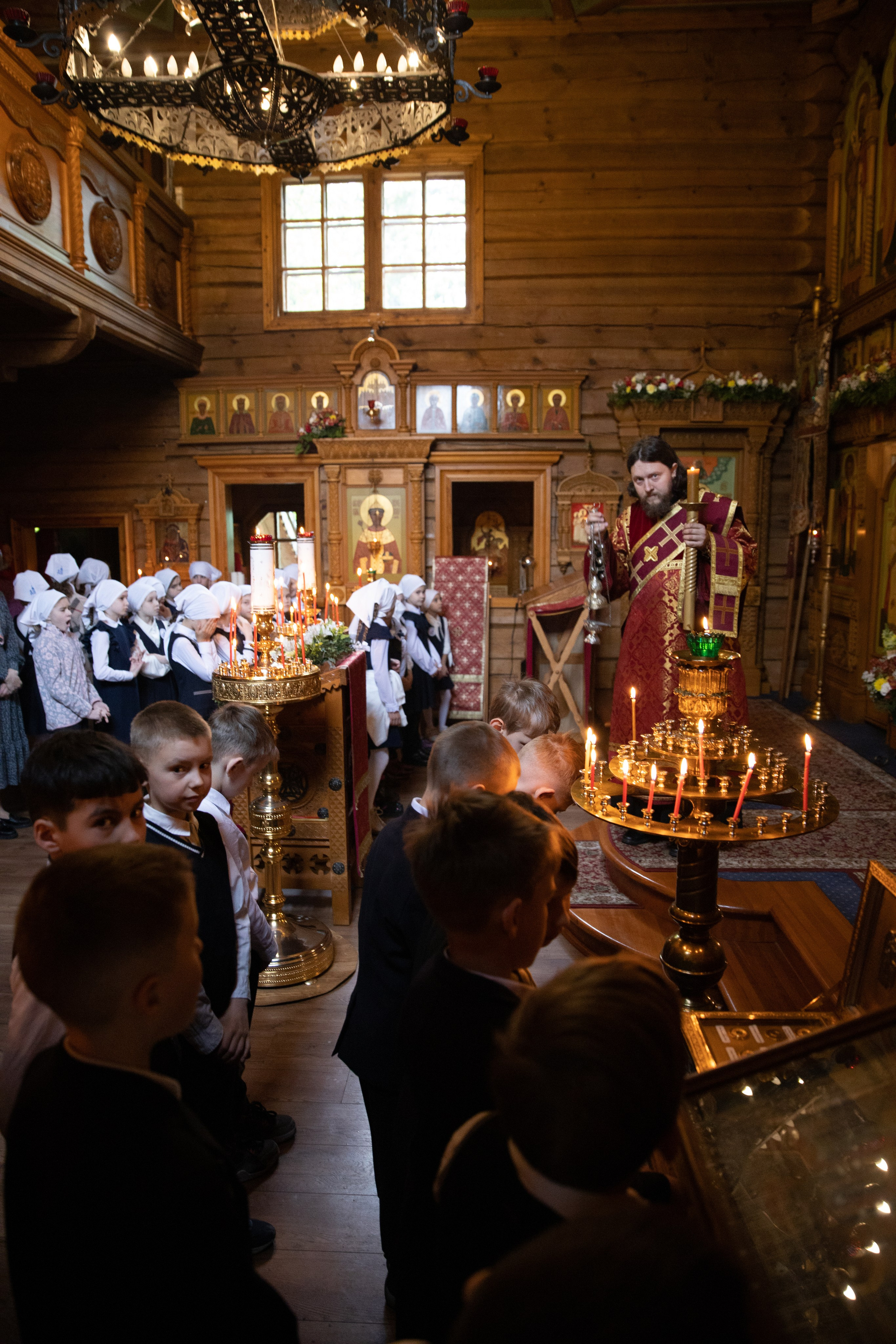 Съёмки в Храме