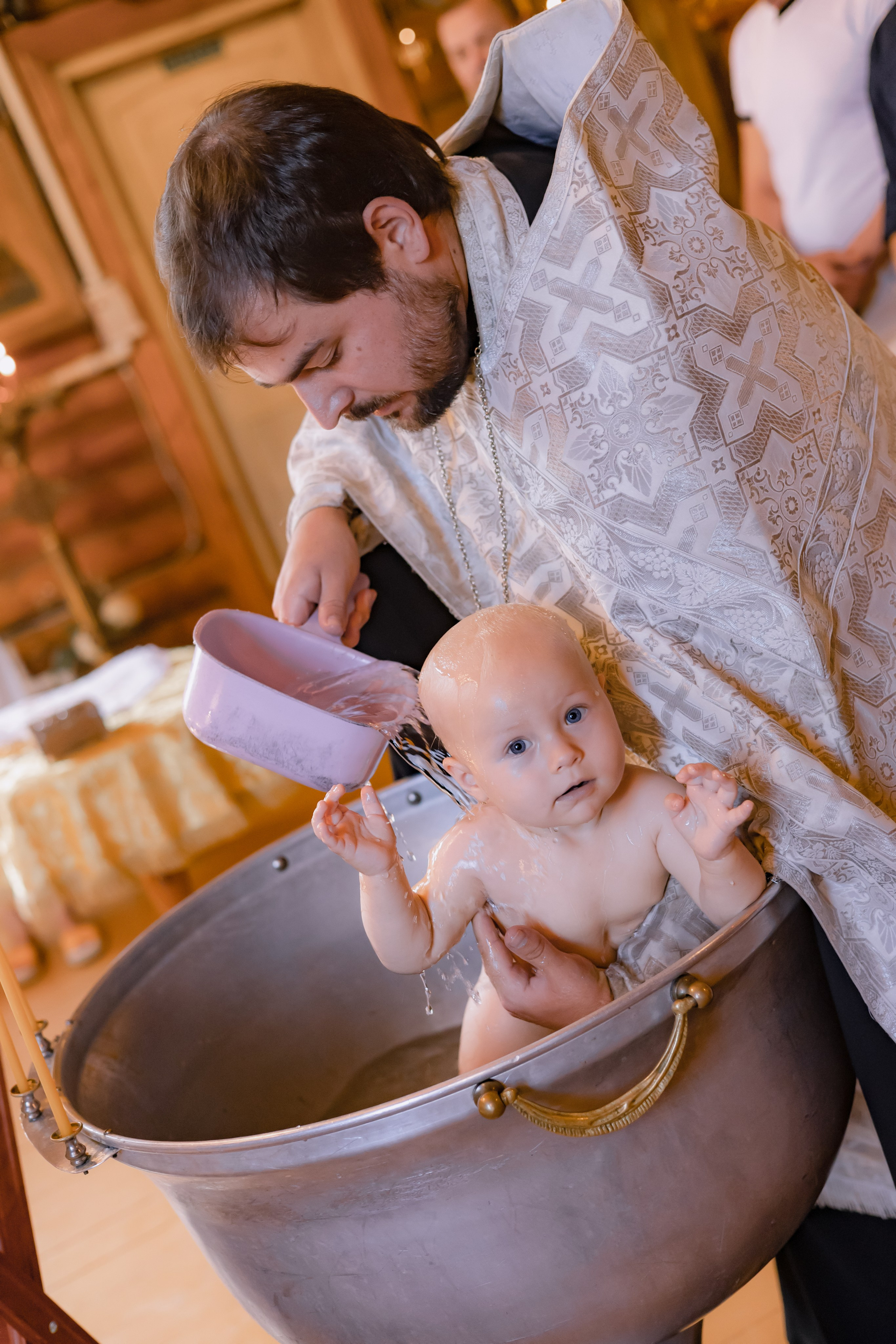 Крещение Миланы «Храм святителя Филарета». Детский и семейный фотограф Евгения Вахнеева Москва Зеленоград