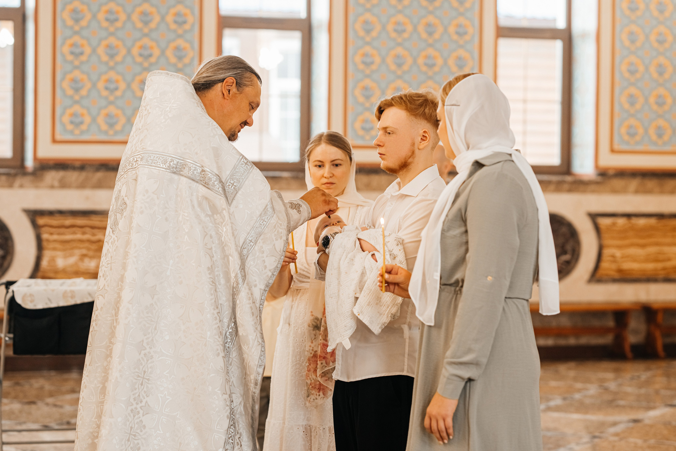 Таинство Крещения Александры. Фотограф Таинств Крещения и Венчания в г. Курске