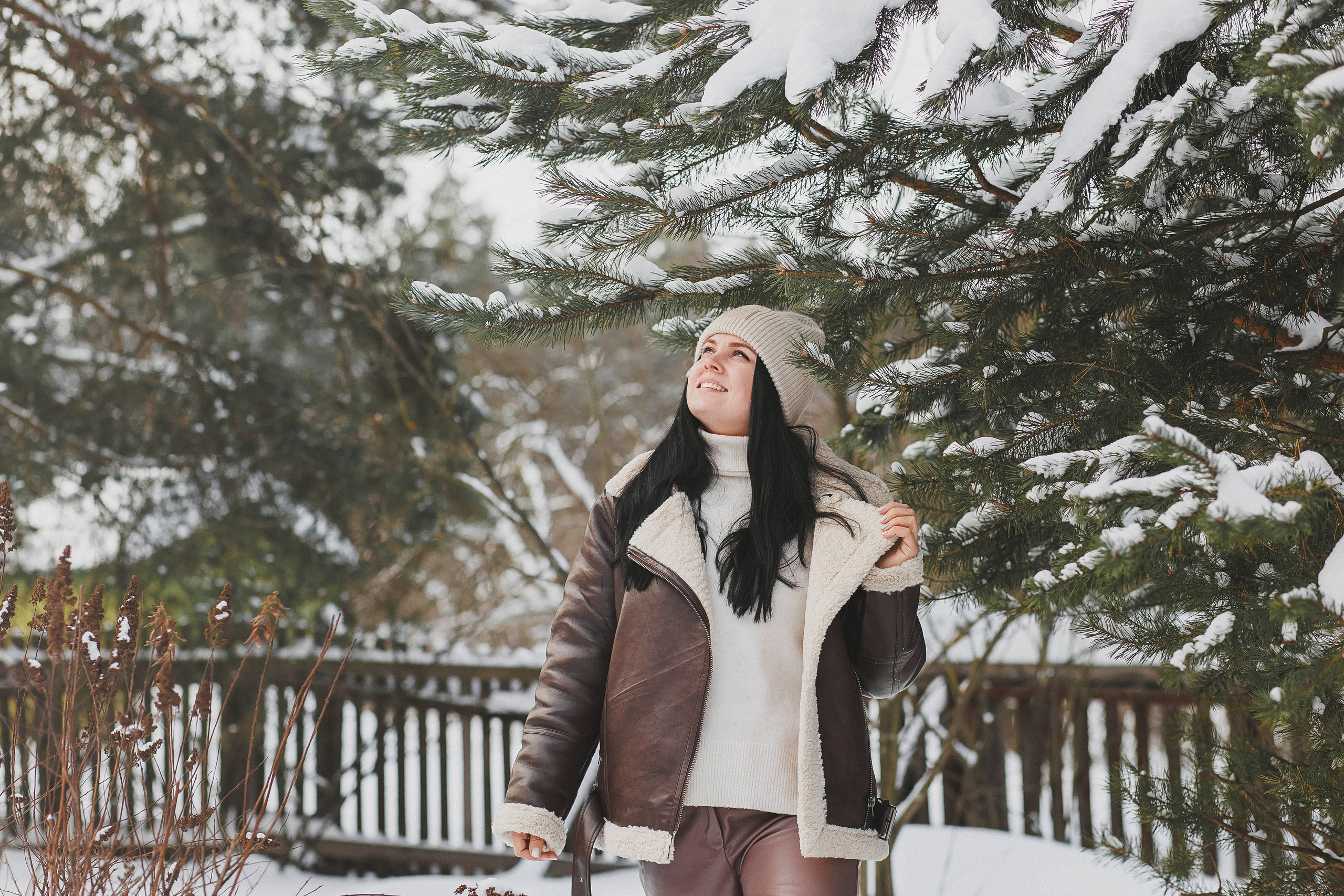 Фотосессия в зимнем лесу. Фотограф в Москве и Люберцах Анна Ушакова