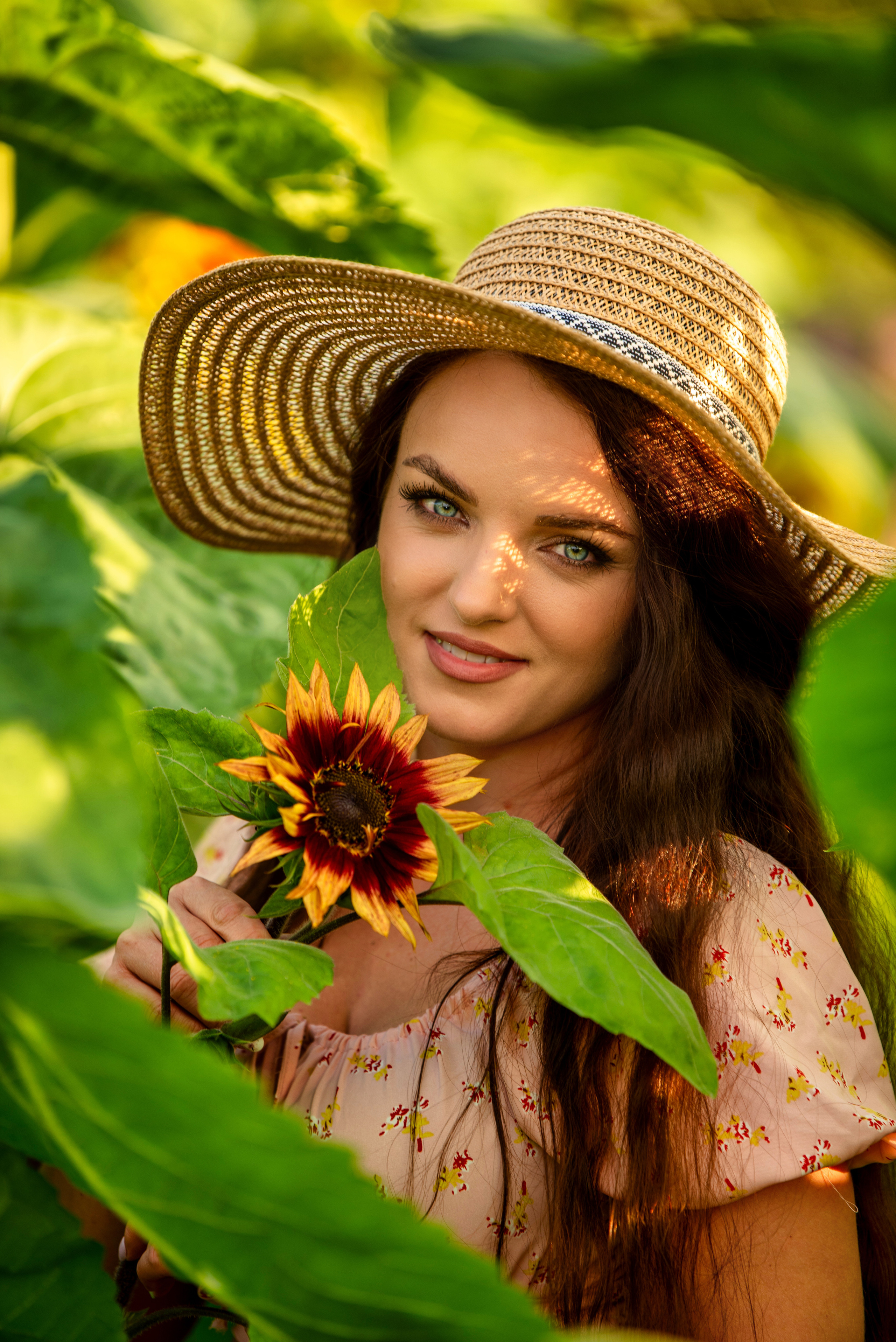 Подсолнухи. Марина. Ольга Ли свадебный семейный фотограф Иркутск