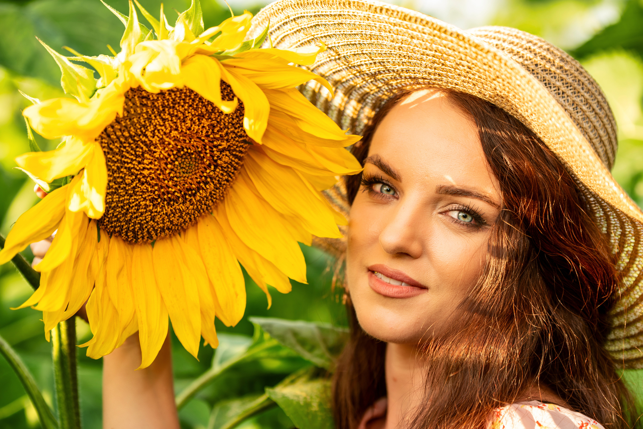 Подсолнухи. Марина. Ольга Ли свадебный семейный фотограф Иркутск