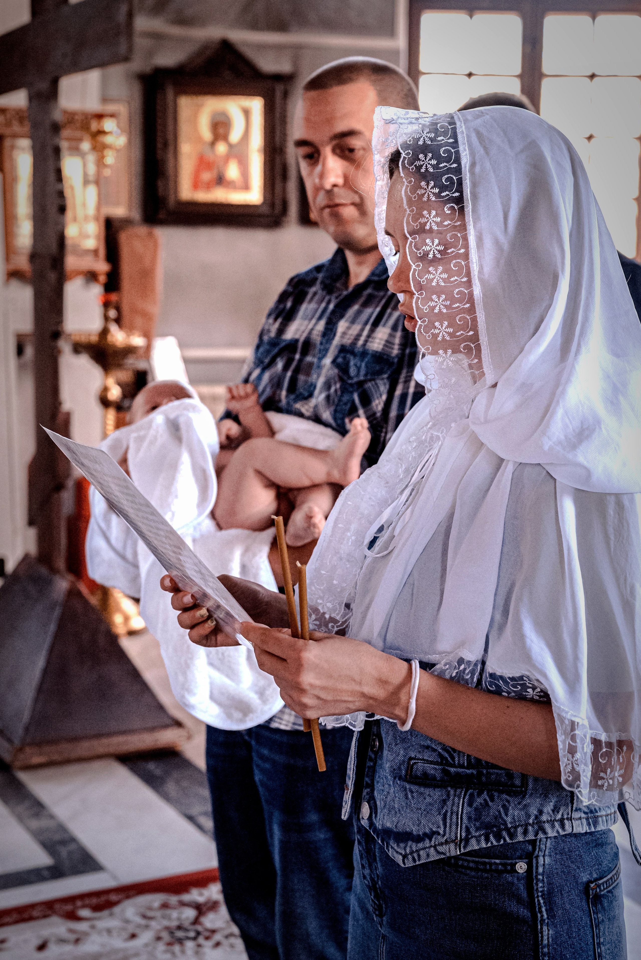 Крещение Екатерина. Семейный и детский фотограф Москва