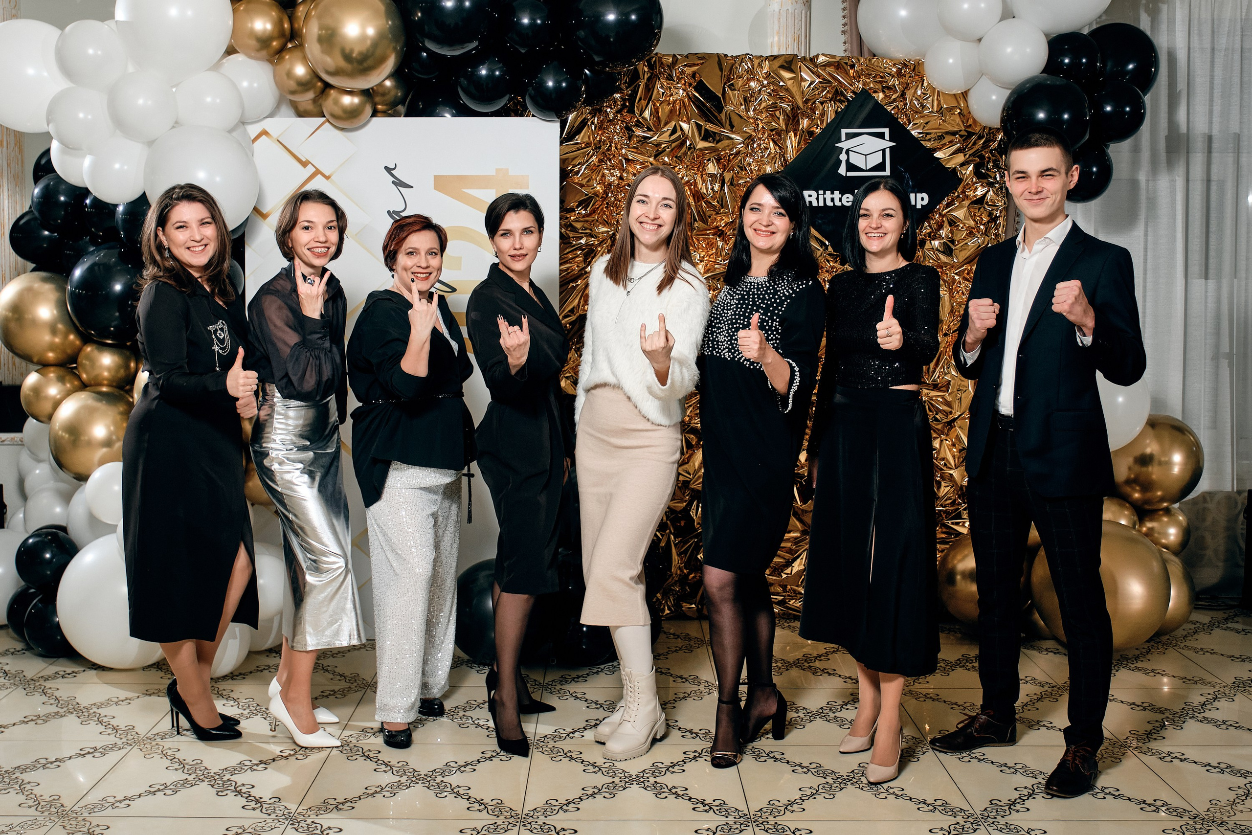 NEW YEAR PARTY для группы компаний RittelScool. Event агентство PAPRIKA в Екатеринбурге