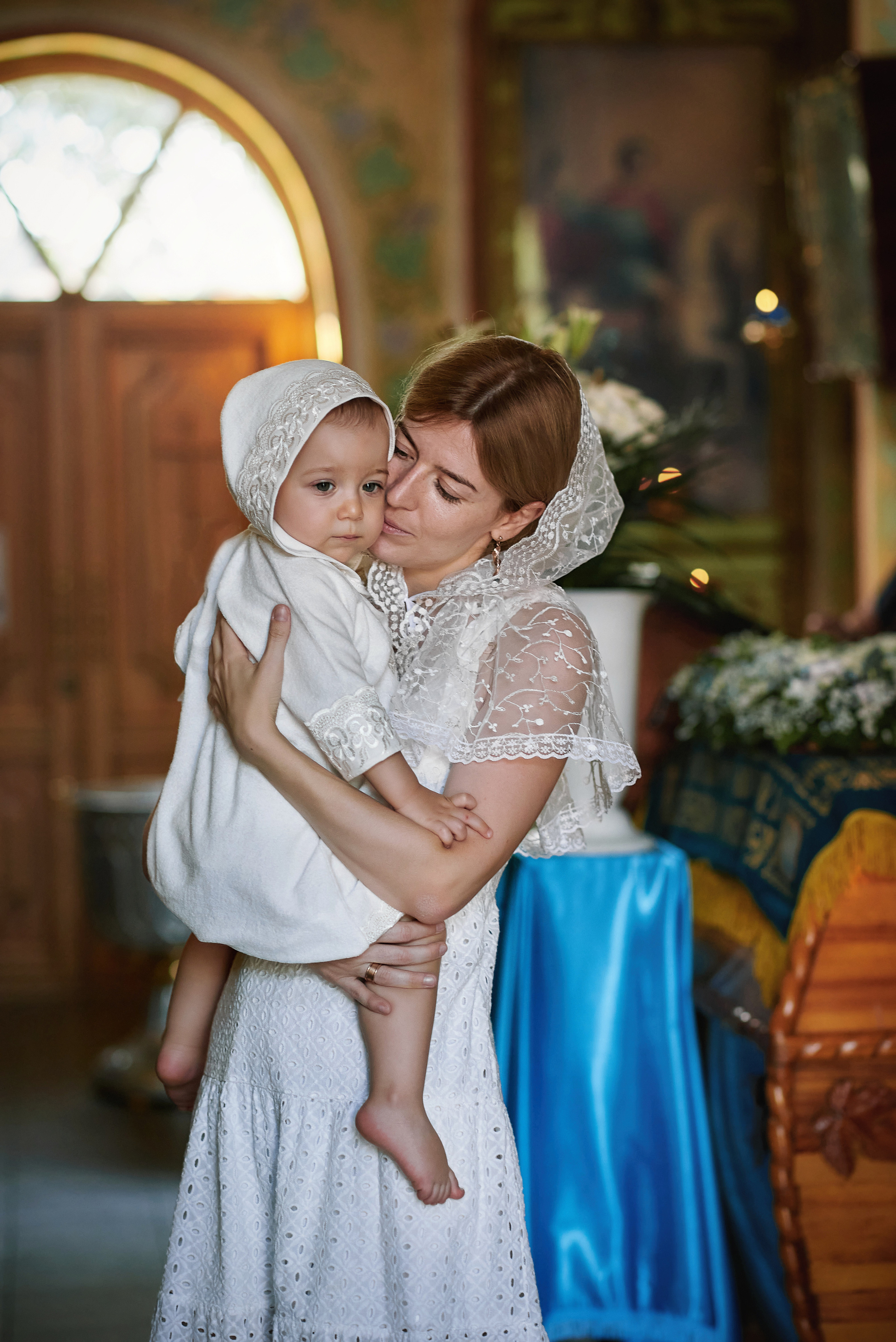 Крещение Льва в Храме Сергия Радонежского (Свято-Троицкий). Семейный фотограф в Ростове-на-Дону Татьяна Литвинова