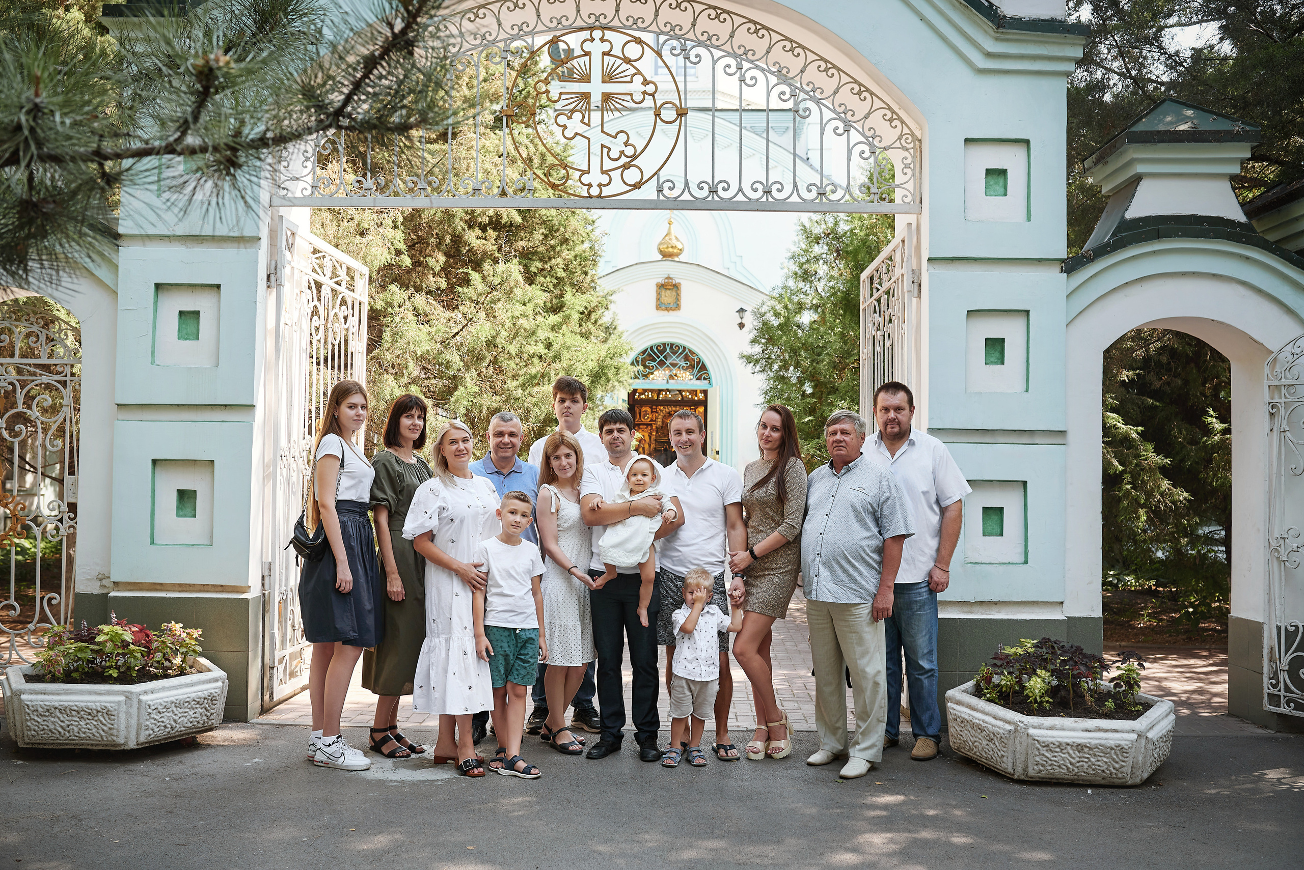 Крещение Льва в Храме Сергия Радонежского (Свято-Троицкий). Семейный фотограф в Ростове-на-Дону Татьяна Литвинова