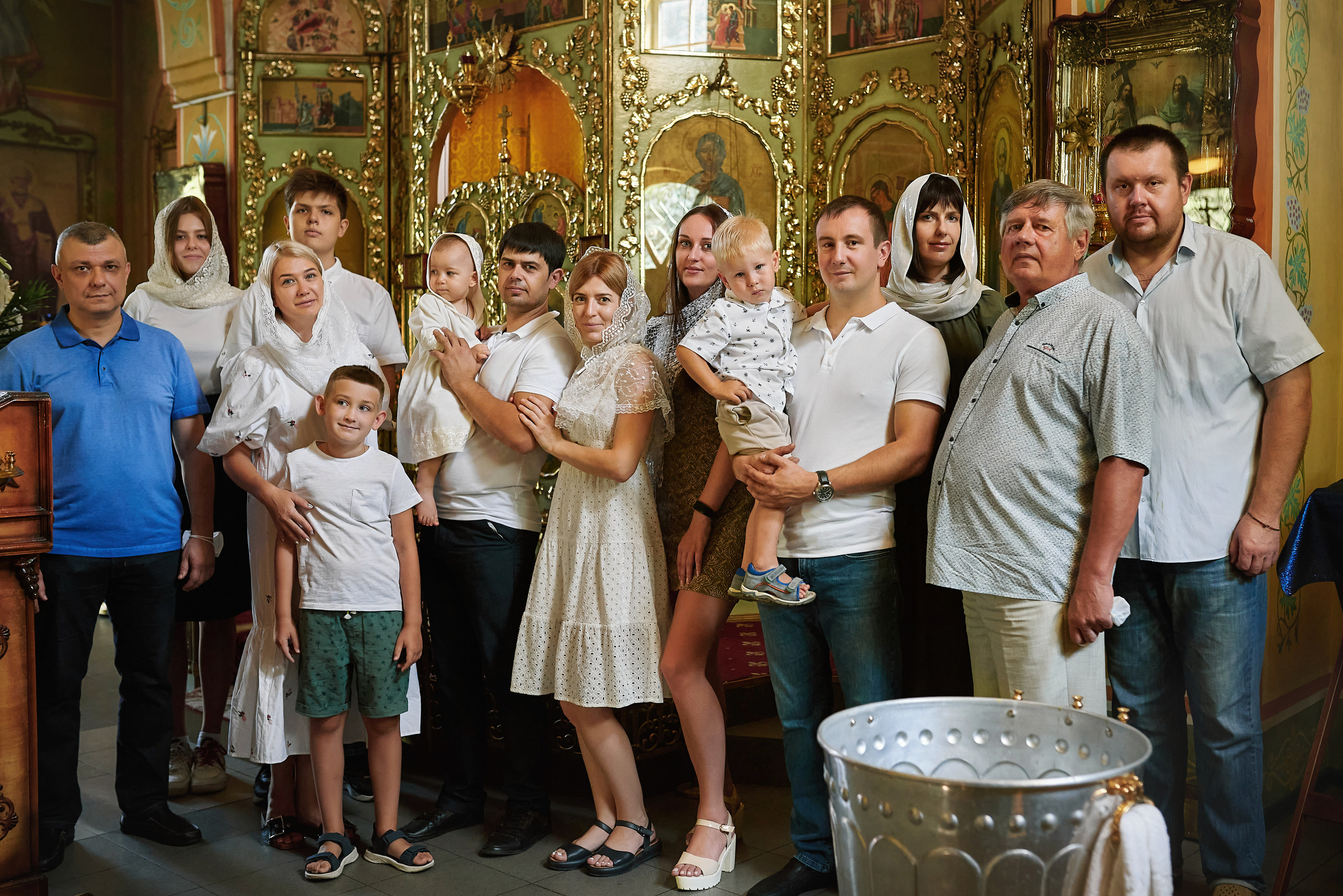 Крещение Льва в Храме Сергия Радонежского (Свято-Троицкий). Семейный фотограф в Ростове-на-Дону Татьяна Литвинова