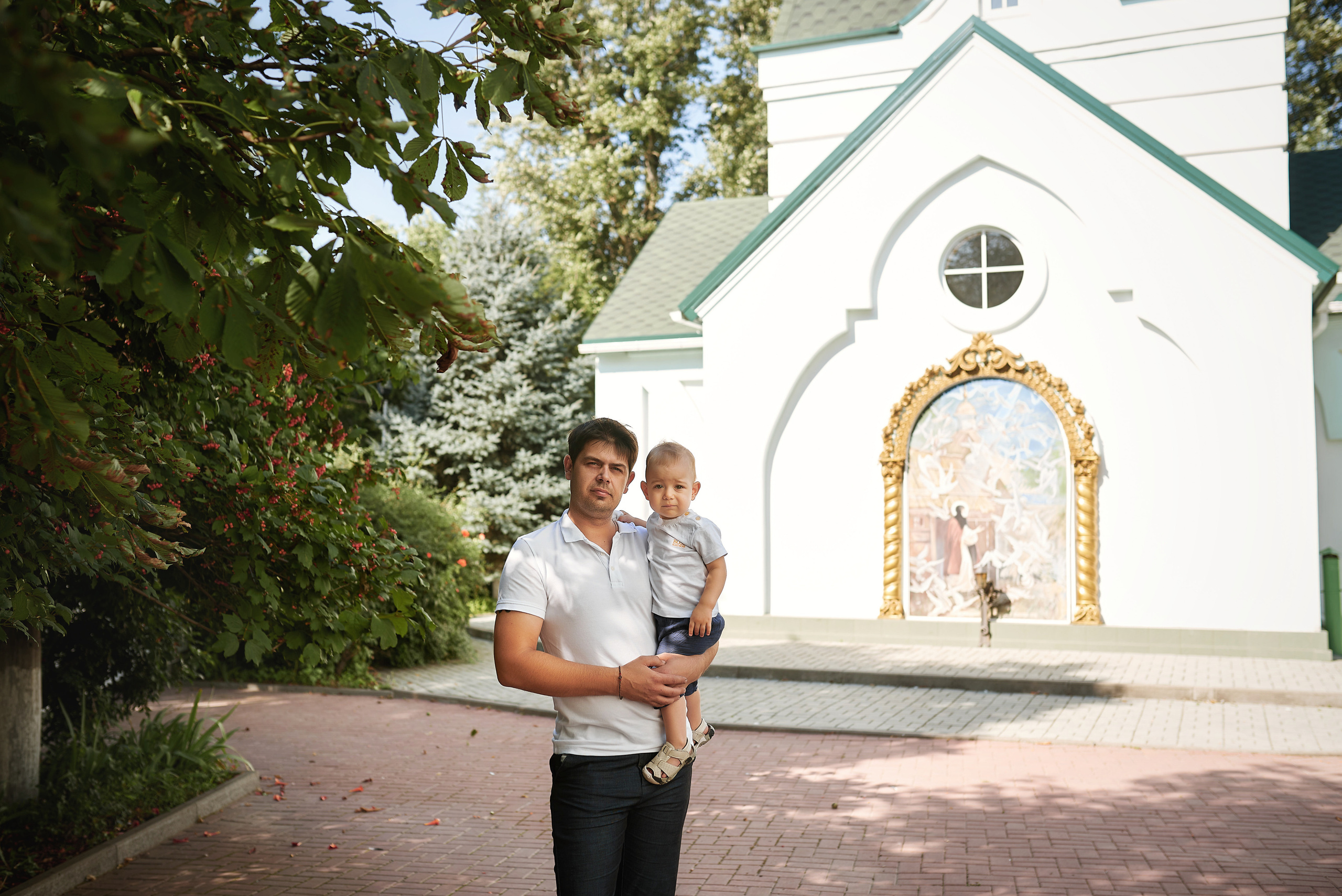 Крещение Льва в Храме Сергия Радонежского (Свято-Троицкий). Семейный фотограф в Ростове-на-Дону Татьяна Литвинова