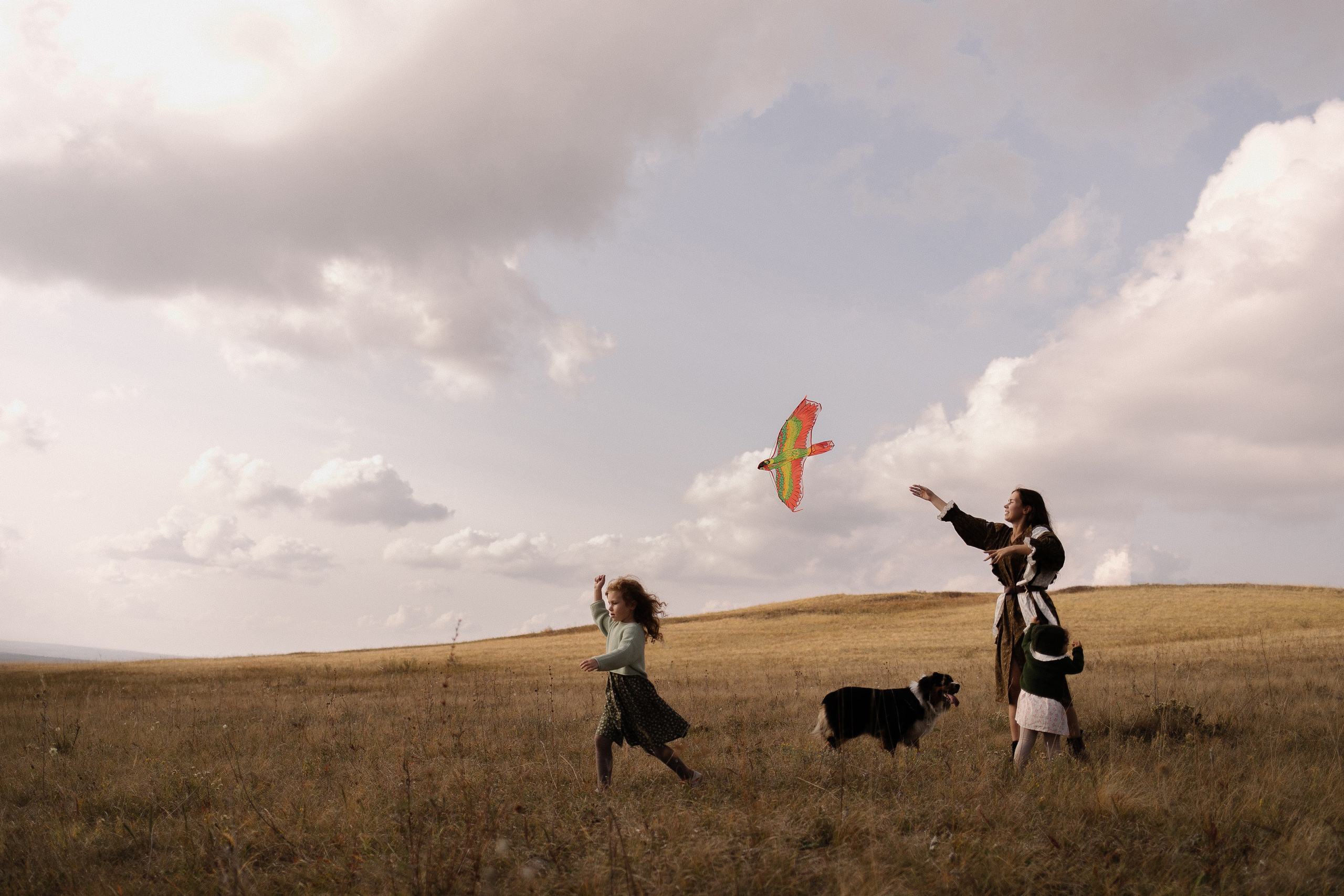 А давай запустим воздушного змея?. Семейный фотограф в Самаре