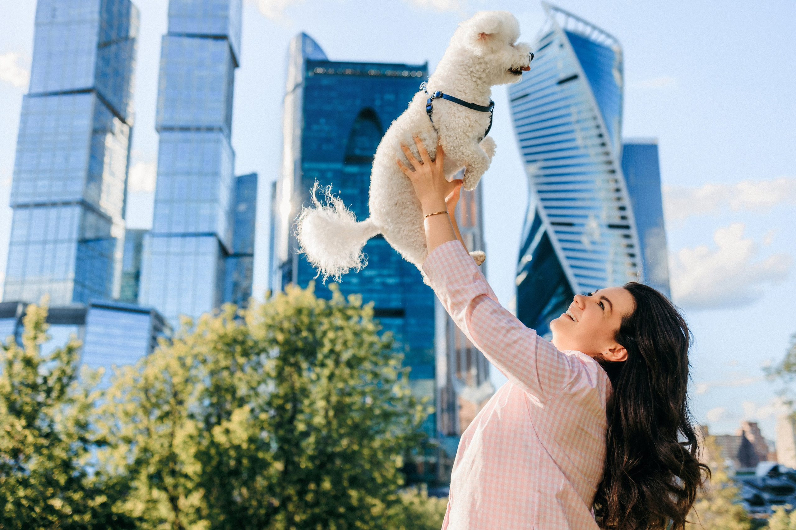 Марина, Данил и Бруно. Фотограф-анималист Елена Радченко, Москва