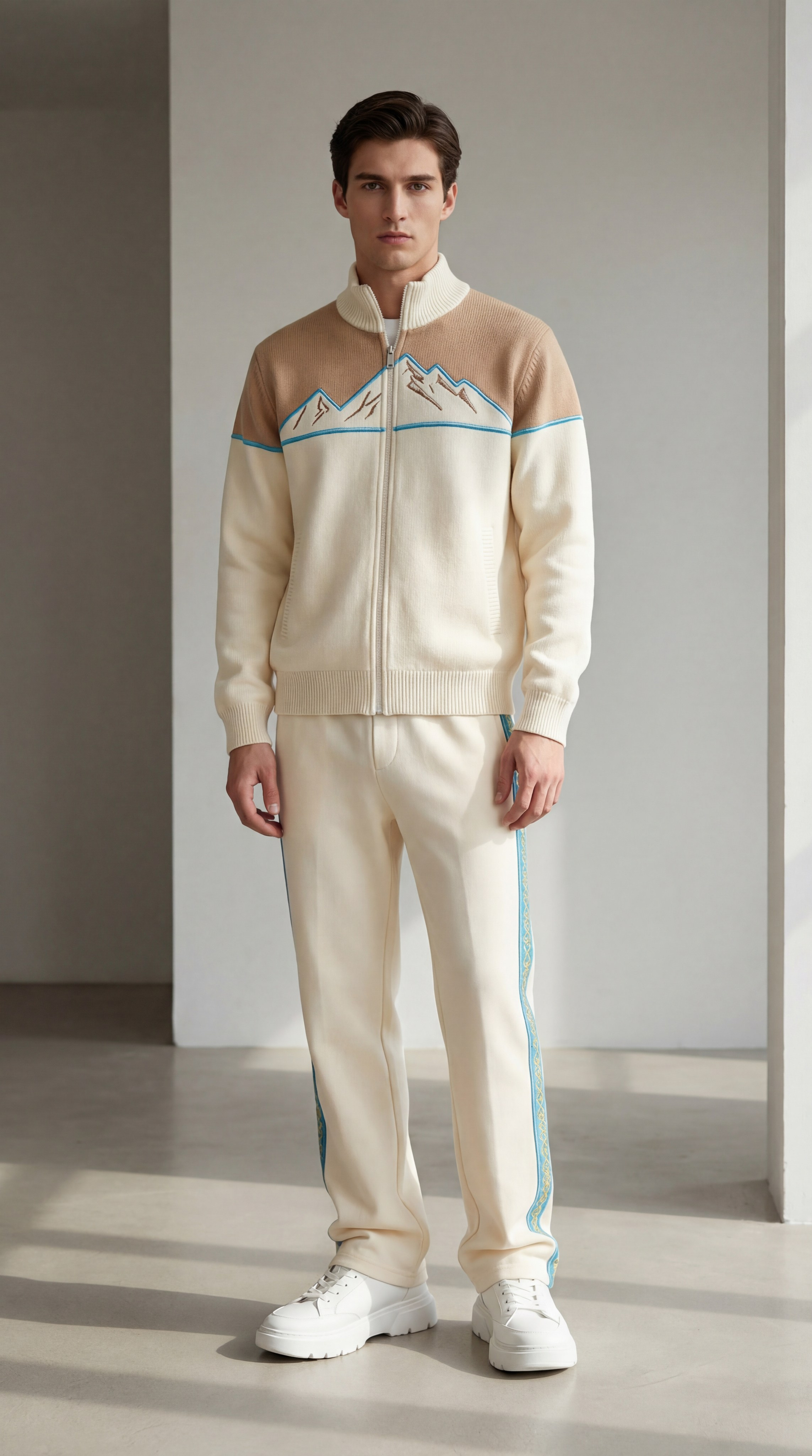 Визуализация дизайна одежды для организации из Казахстана. AI — креатор