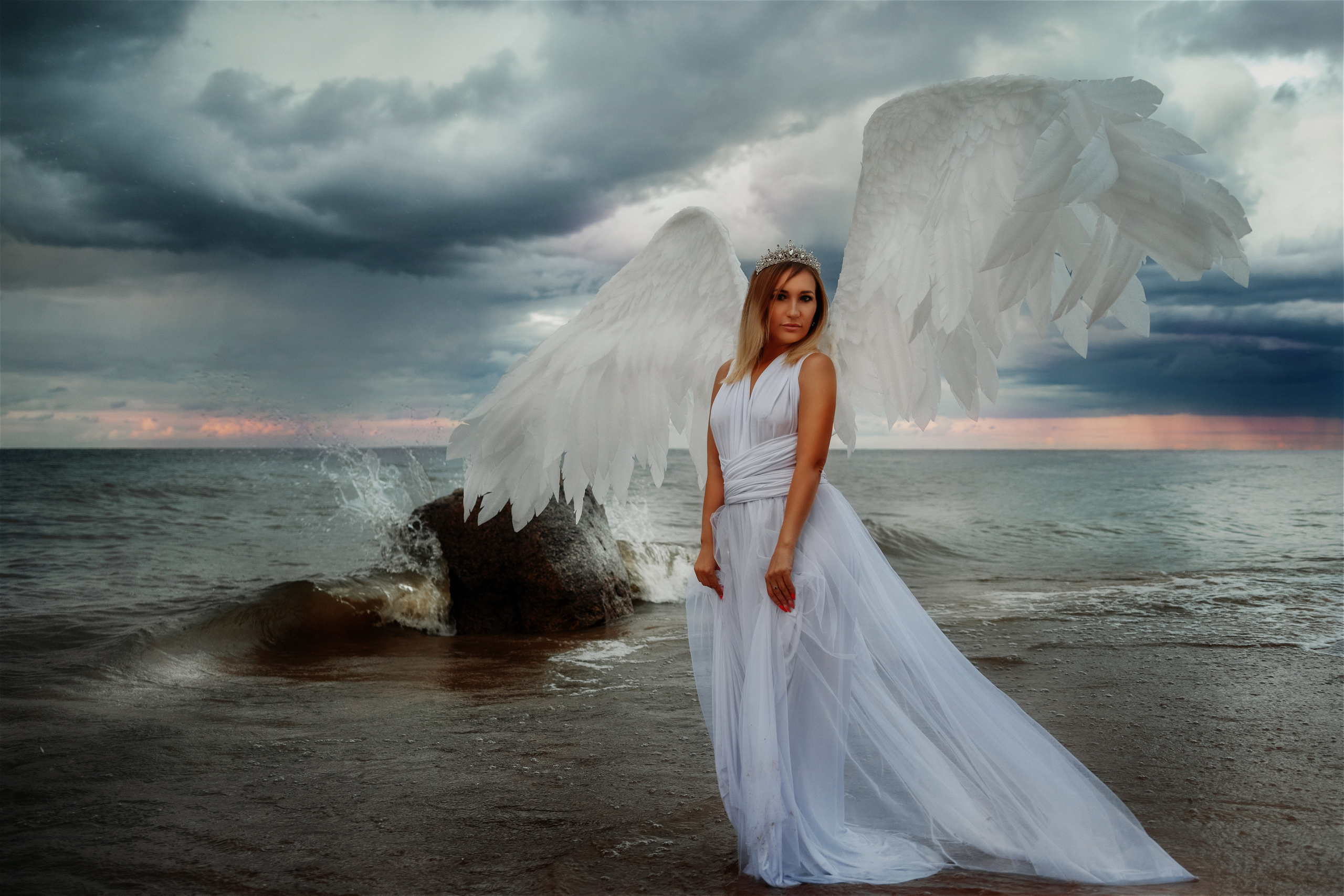 Фотосессия в образе Ангела для Татьяны. Фотограф в Санкт-Петербурге и Ленинградской области Катя Нугу