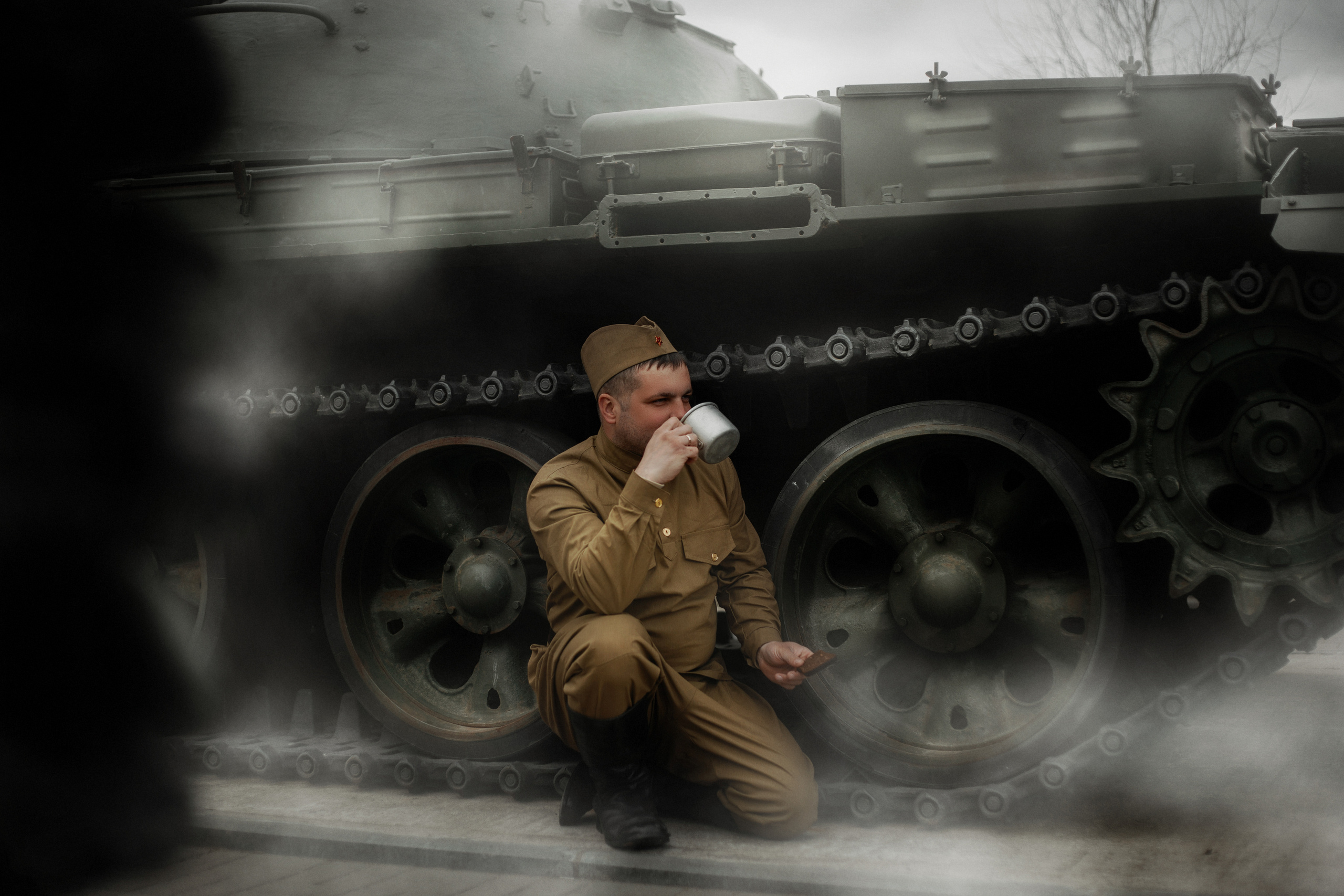 Снежана и Иван фотосессия ко Дню победы. Фотограф в Санкт-Петербурге и Ленинградской области Катя Нугу