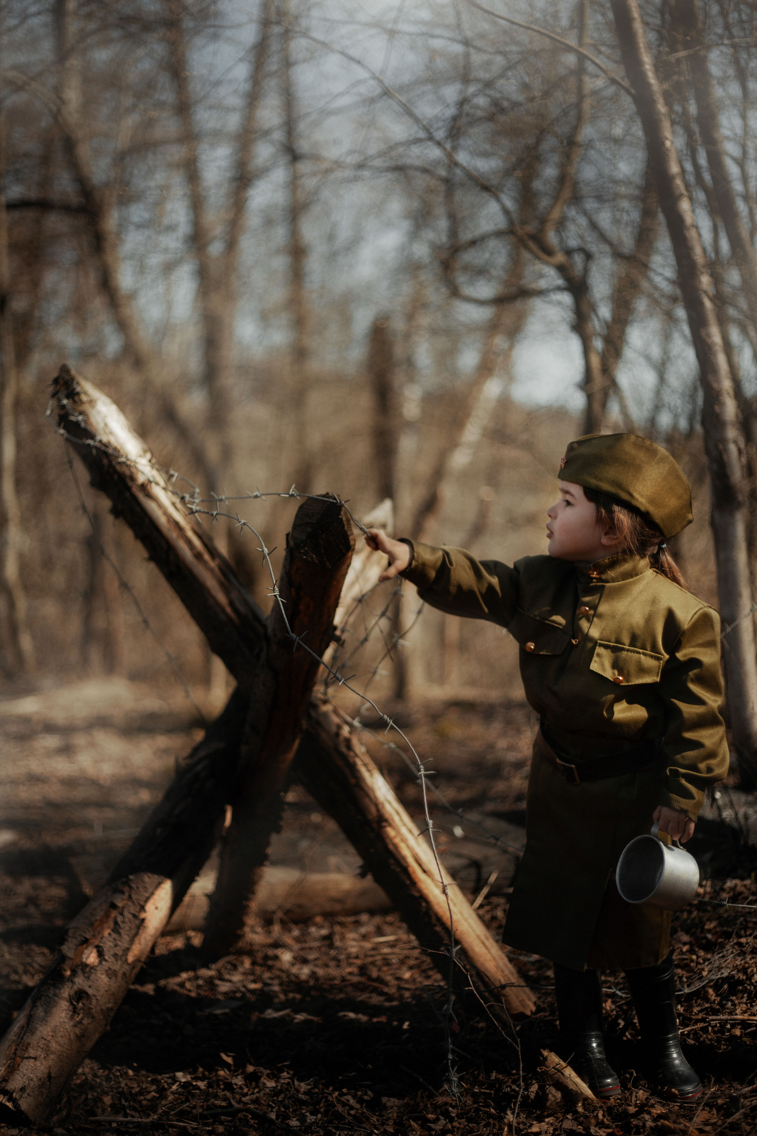 Детская фотосессия в военном стиле. Фотограф в Санкт-Петербурге и Ленинградской области Катя Нугу