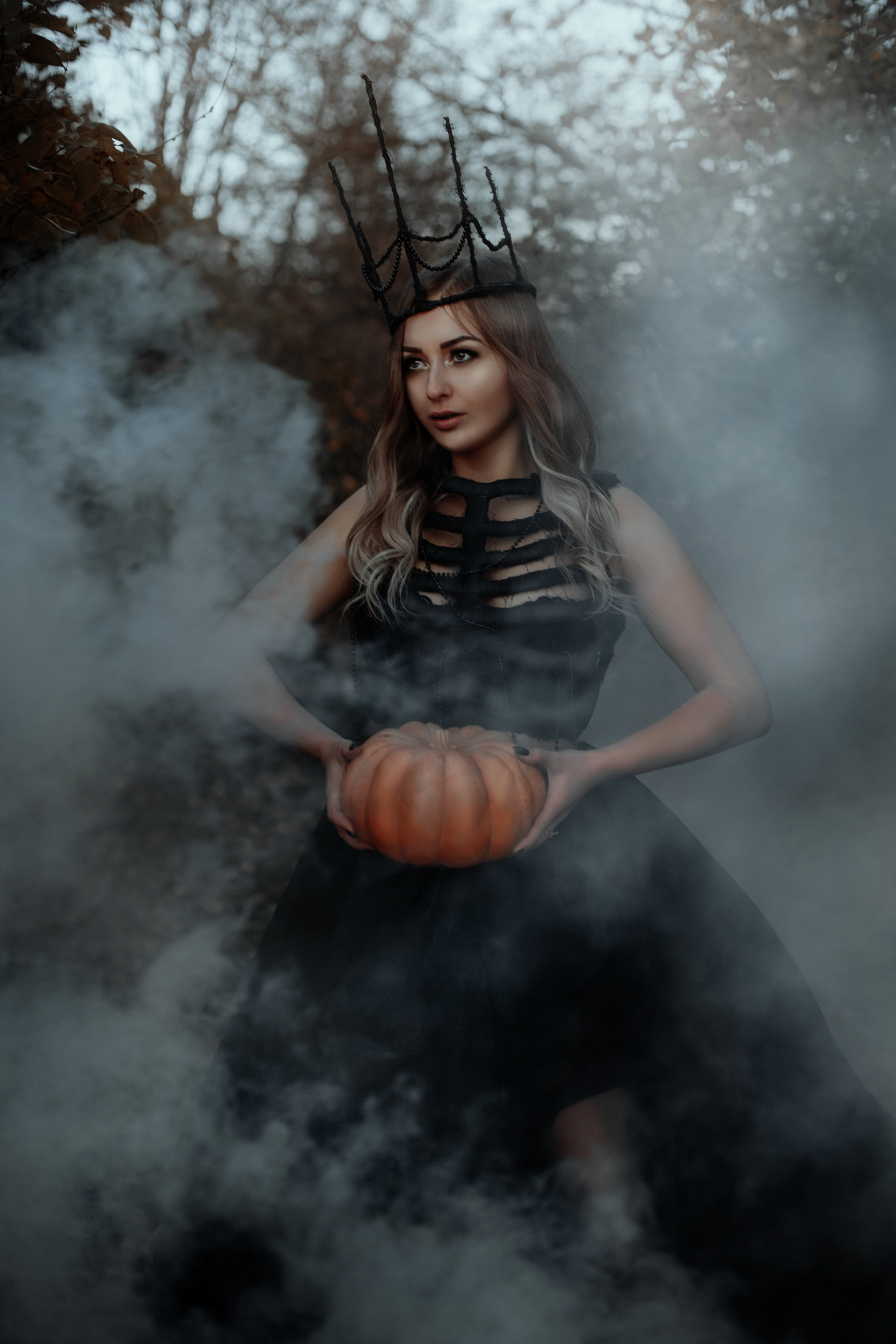 Фотосессия на Halloween для Марины. Фотограф в Санкт-Петербурге и Ленинградской области Катя Нугу
