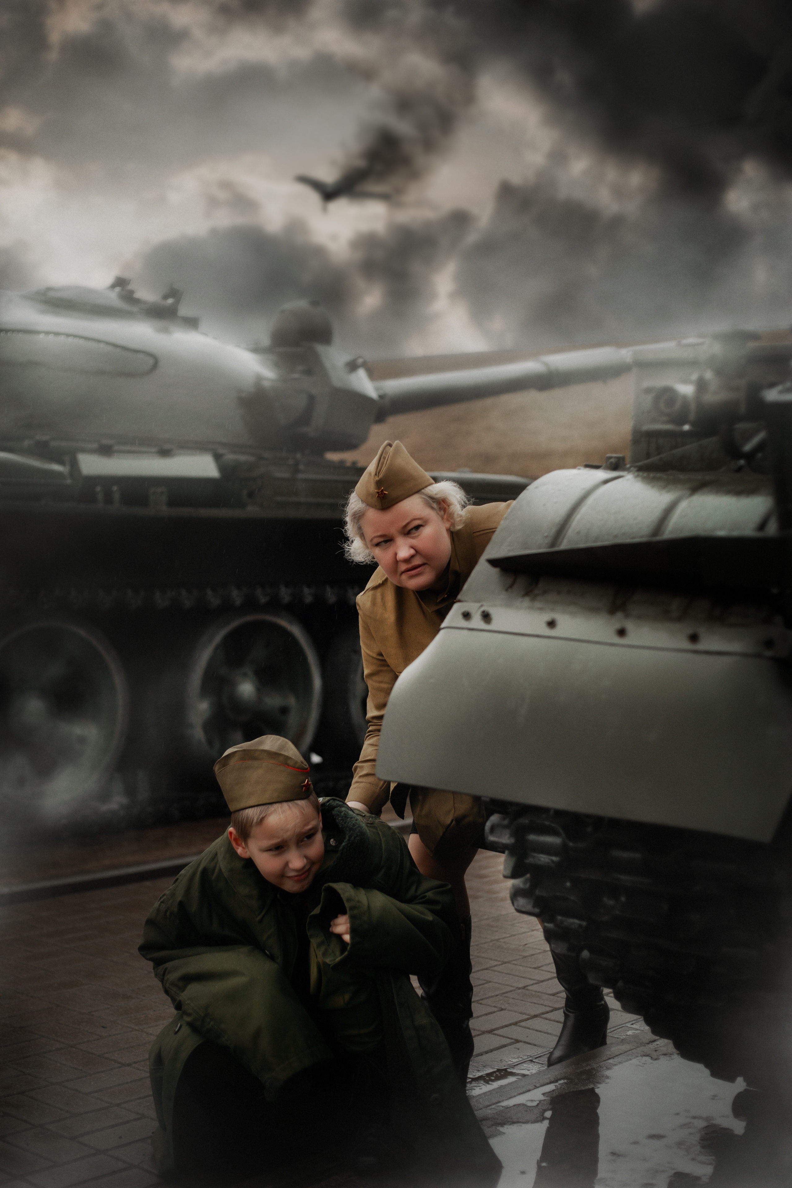 Съёмка ко дню Победы для Анастасии. Фотограф в Санкт-Петербурге и Ленинградской области Катя Нугу