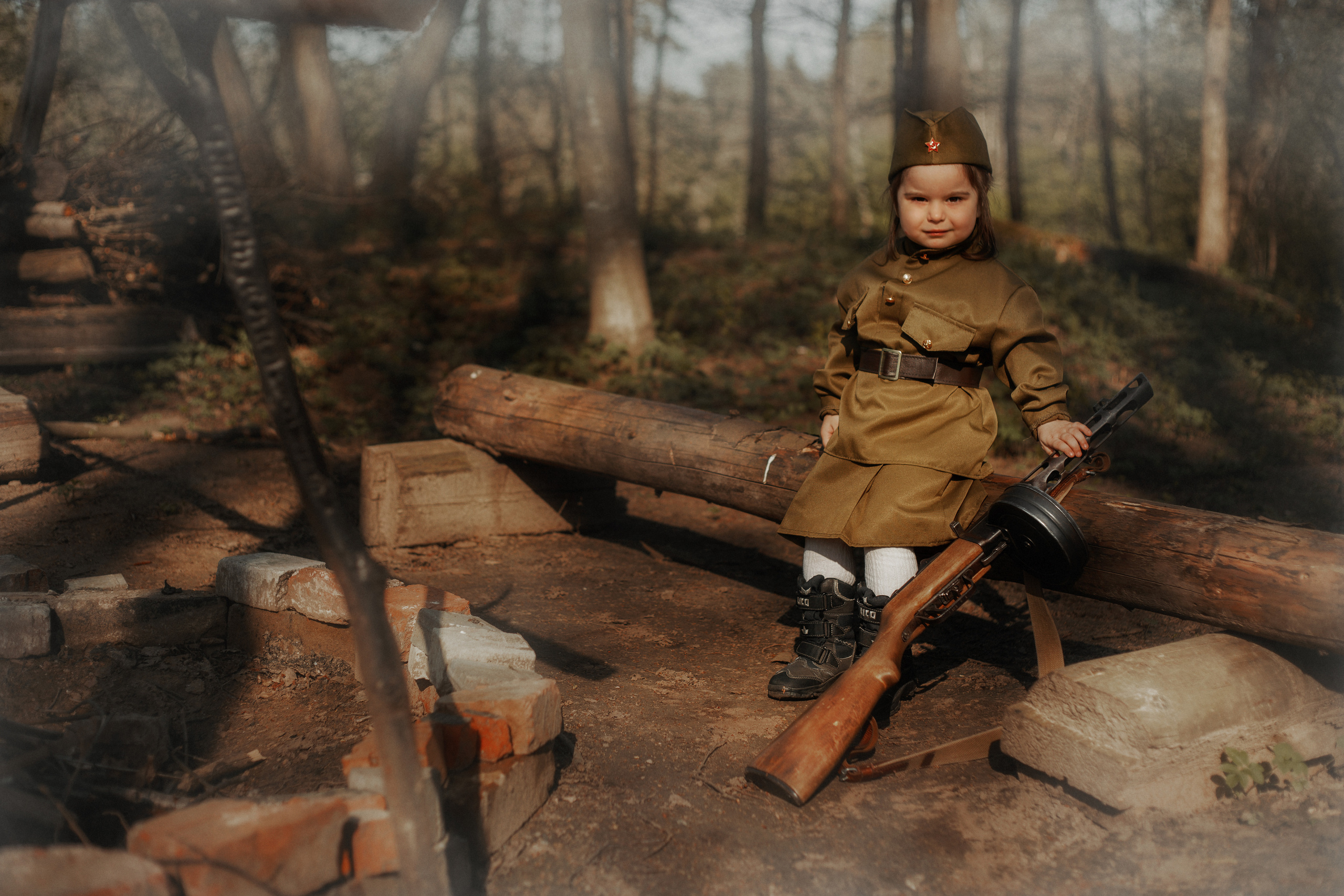 Военная фотосессия для Натальи. Фотограф в Санкт-Петербурге и Ленинградской области Катя Нугу