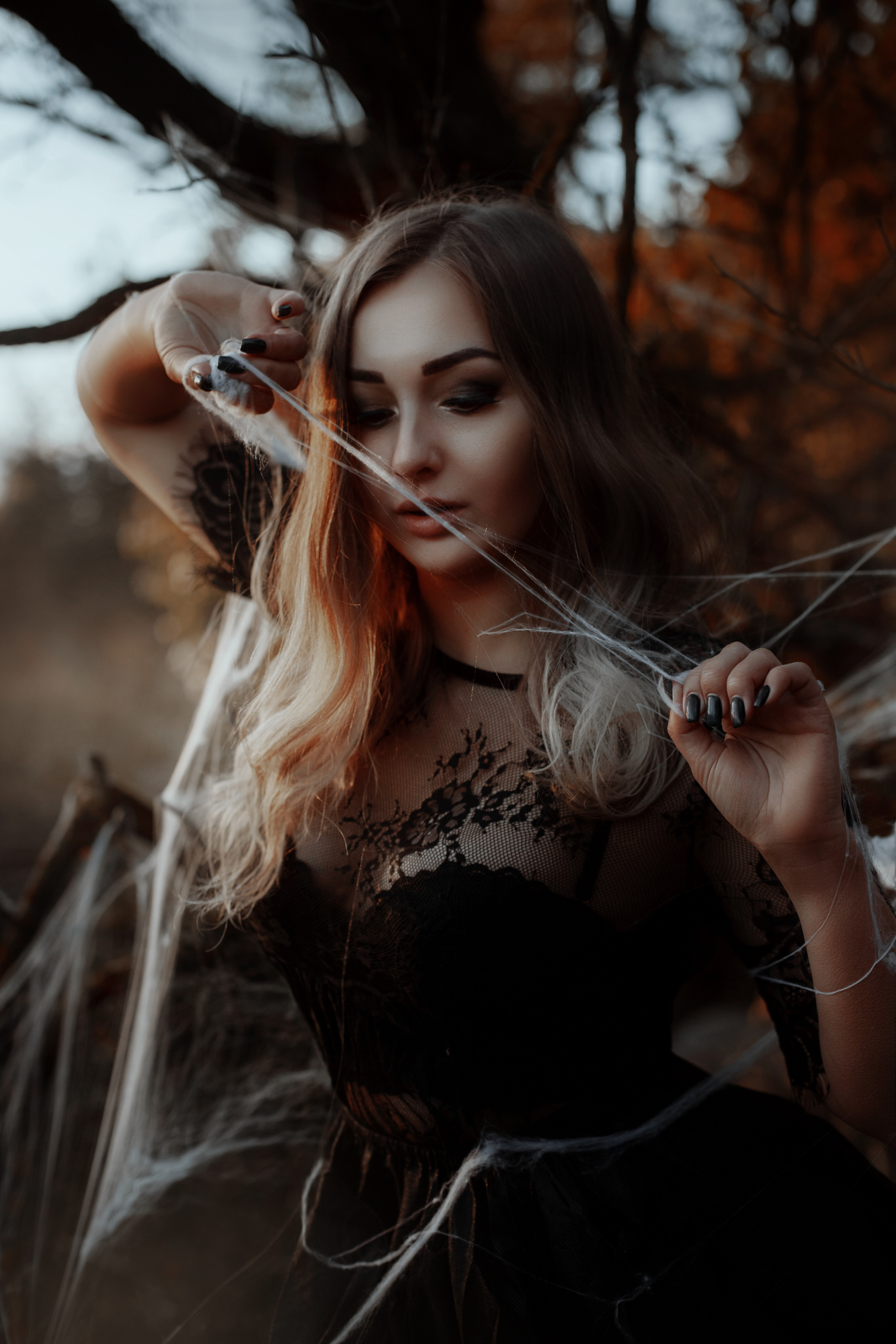 Фотосессия на Halloween для Марины. Фотограф в Санкт-Петербурге и Ленинградской области Катя Нугу