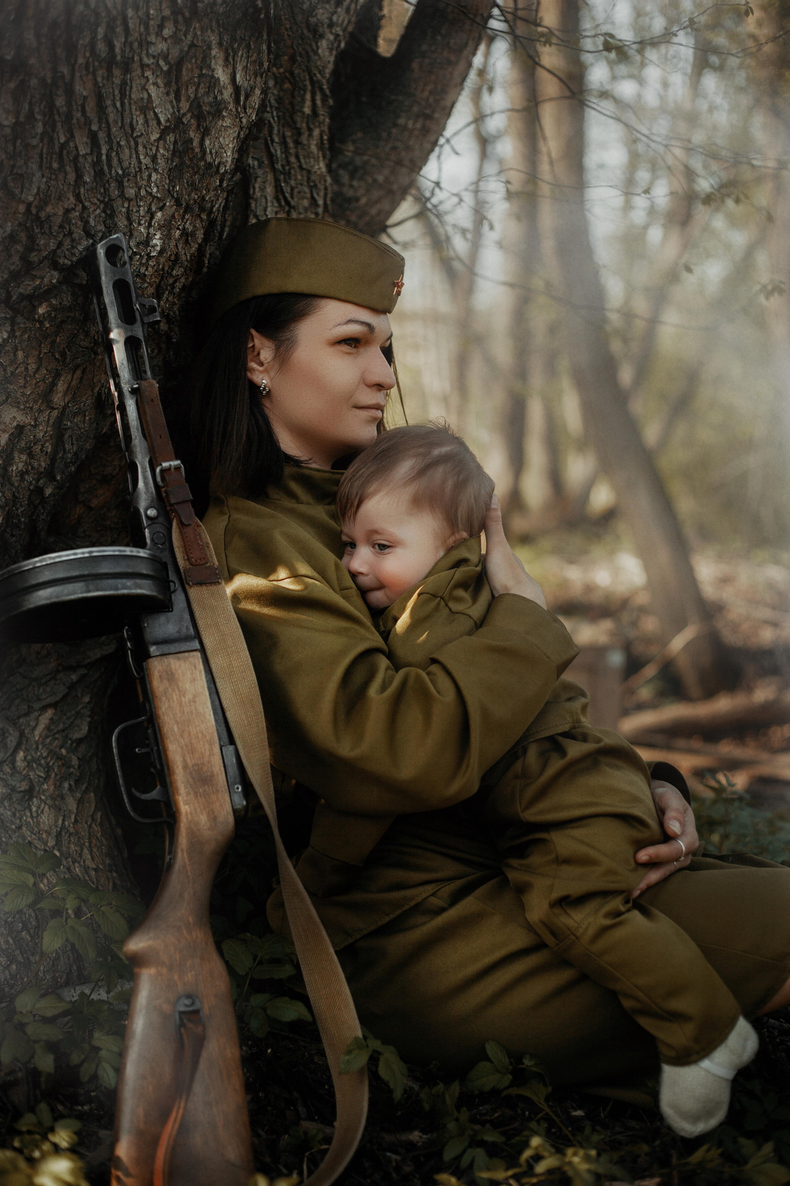 Военная фотосессия для Натальи. Фотограф в Санкт-Петербурге и Ленинградской области Катя Нугу