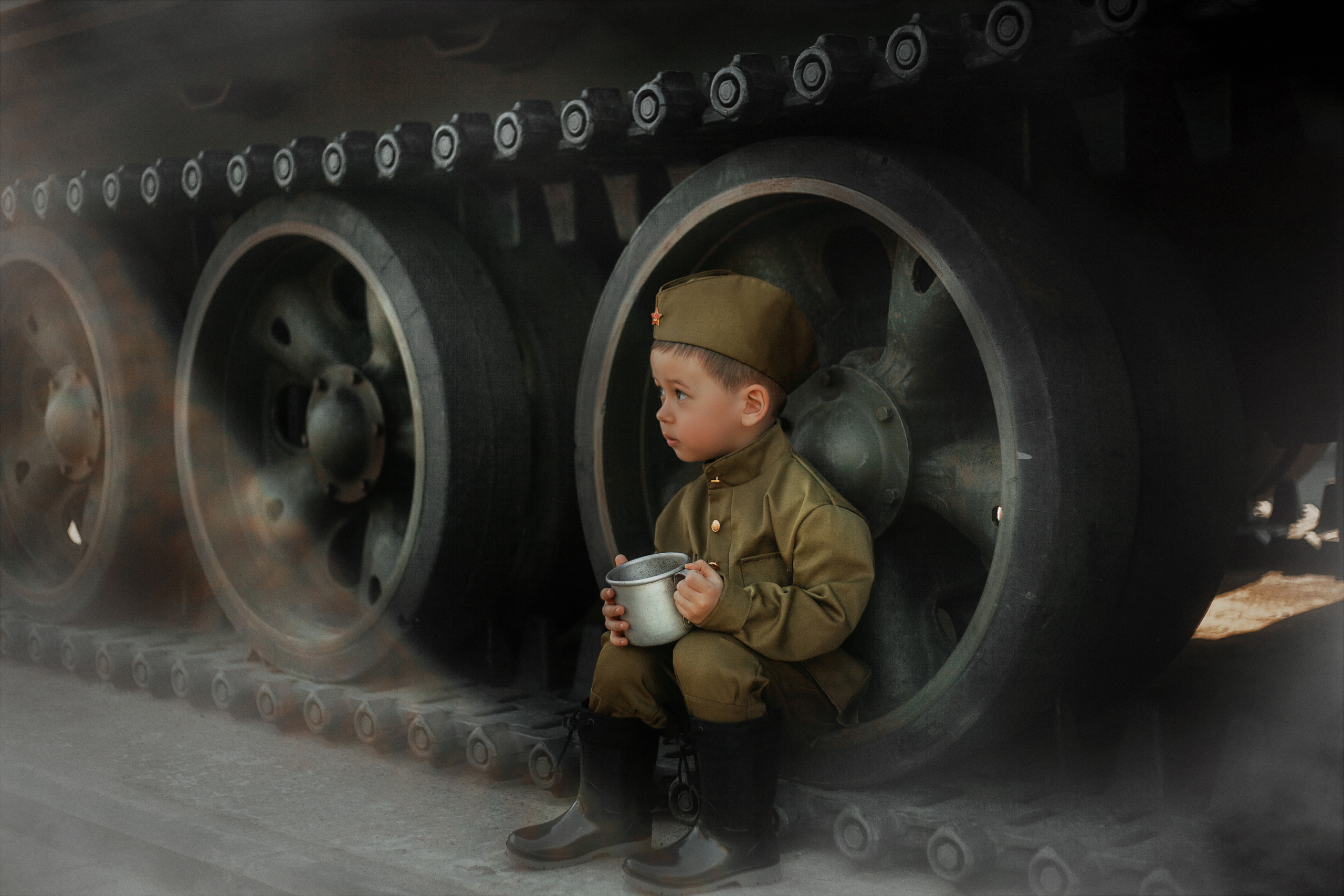 Малыши на съёмке ко Дню Победы). Фотограф в Санкт-Петербурге и Ленинградской области Катя Нугу