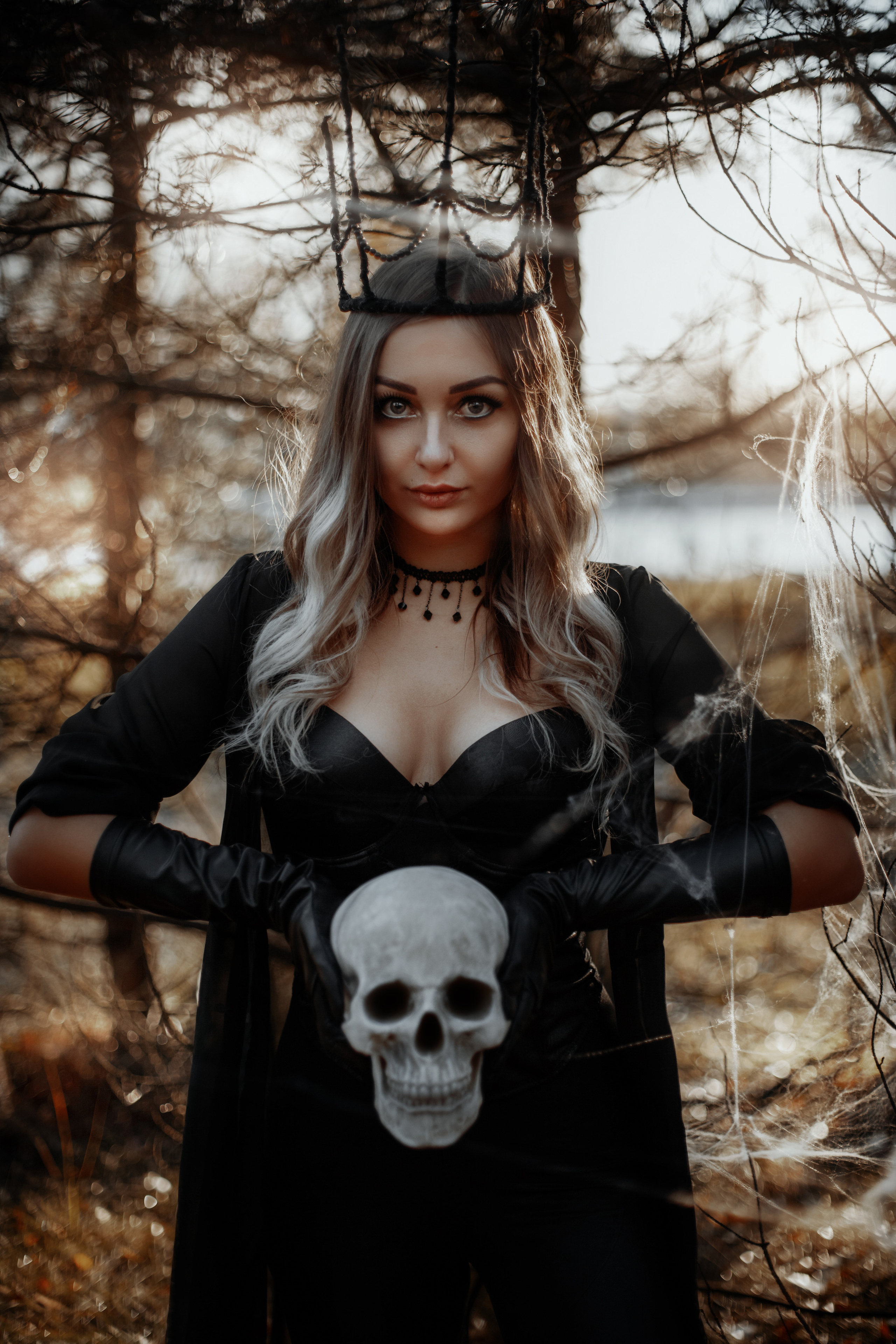Фотосессия на Halloween для Марины. Фотограф в Санкт-Петербурге и Ленинградской области Катя Нугу