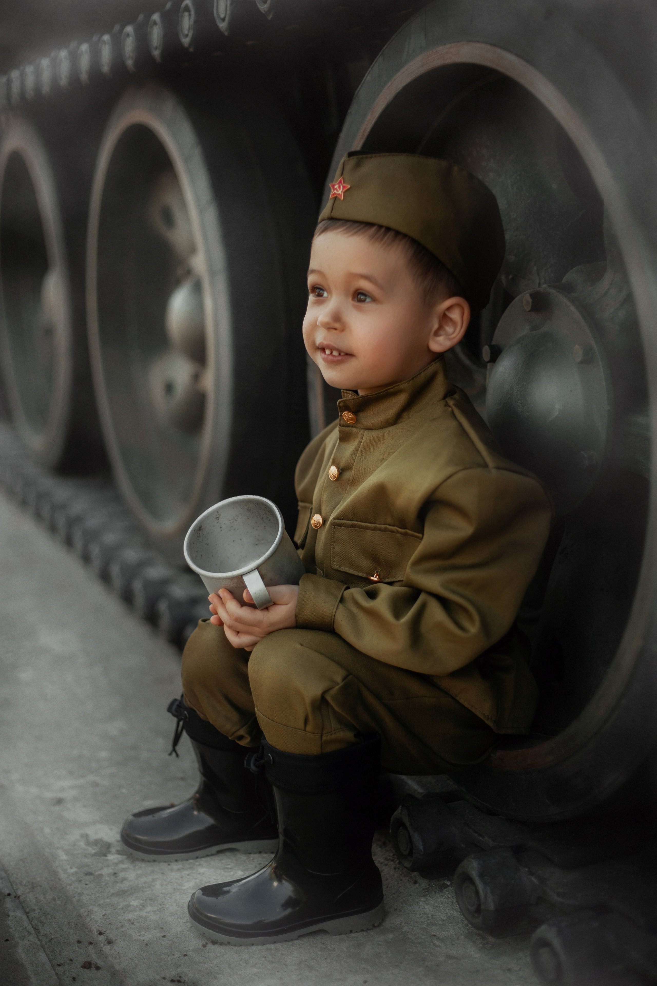 Малыши на съёмке ко Дню Победы). Фотограф в Санкт-Петербурге и Ленинградской области Катя Нугу
