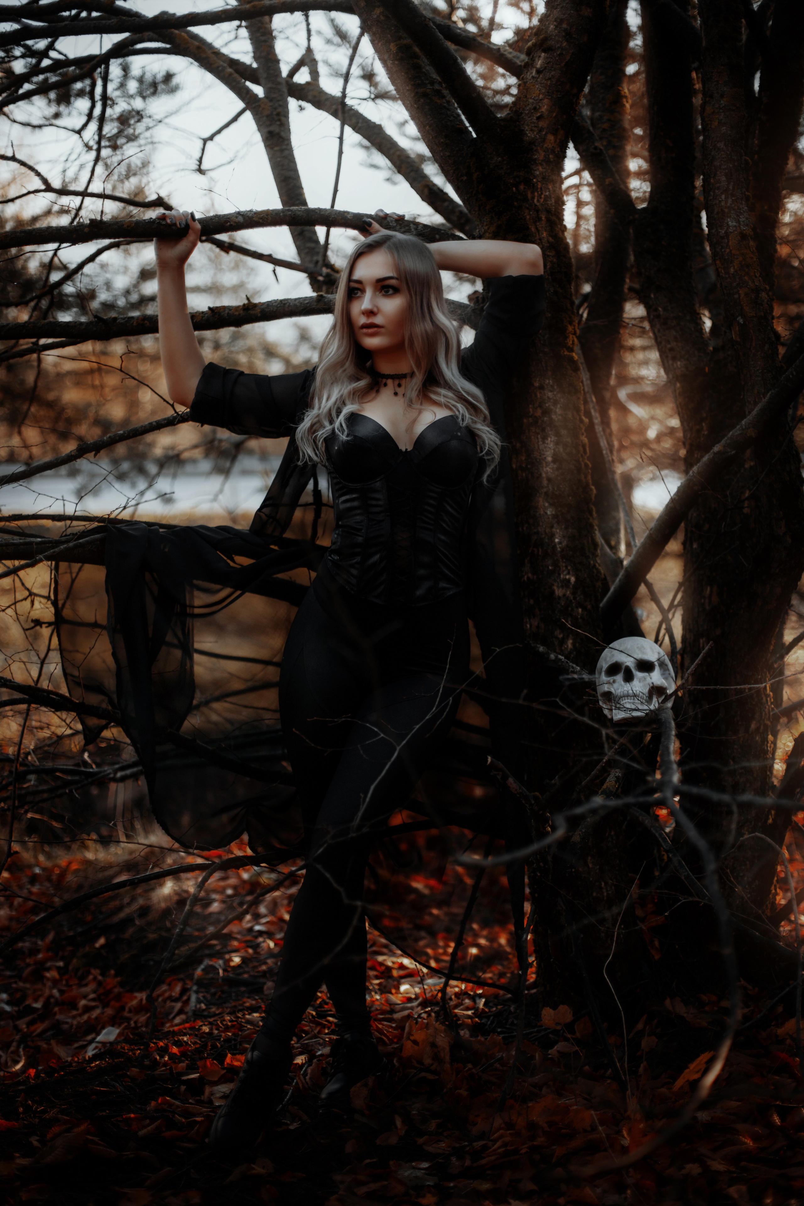 Фотосессия на Halloween для Марины. Фотограф в Санкт-Петербурге и Ленинградской области Катя Нугу