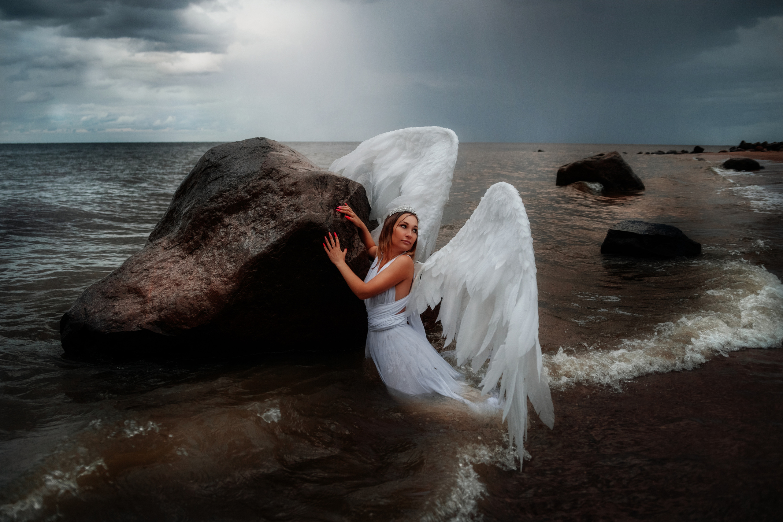 Фотосессия в образе Ангела для Татьяны. Фотограф в Санкт-Петербурге и Ленинградской области Катя Нугу