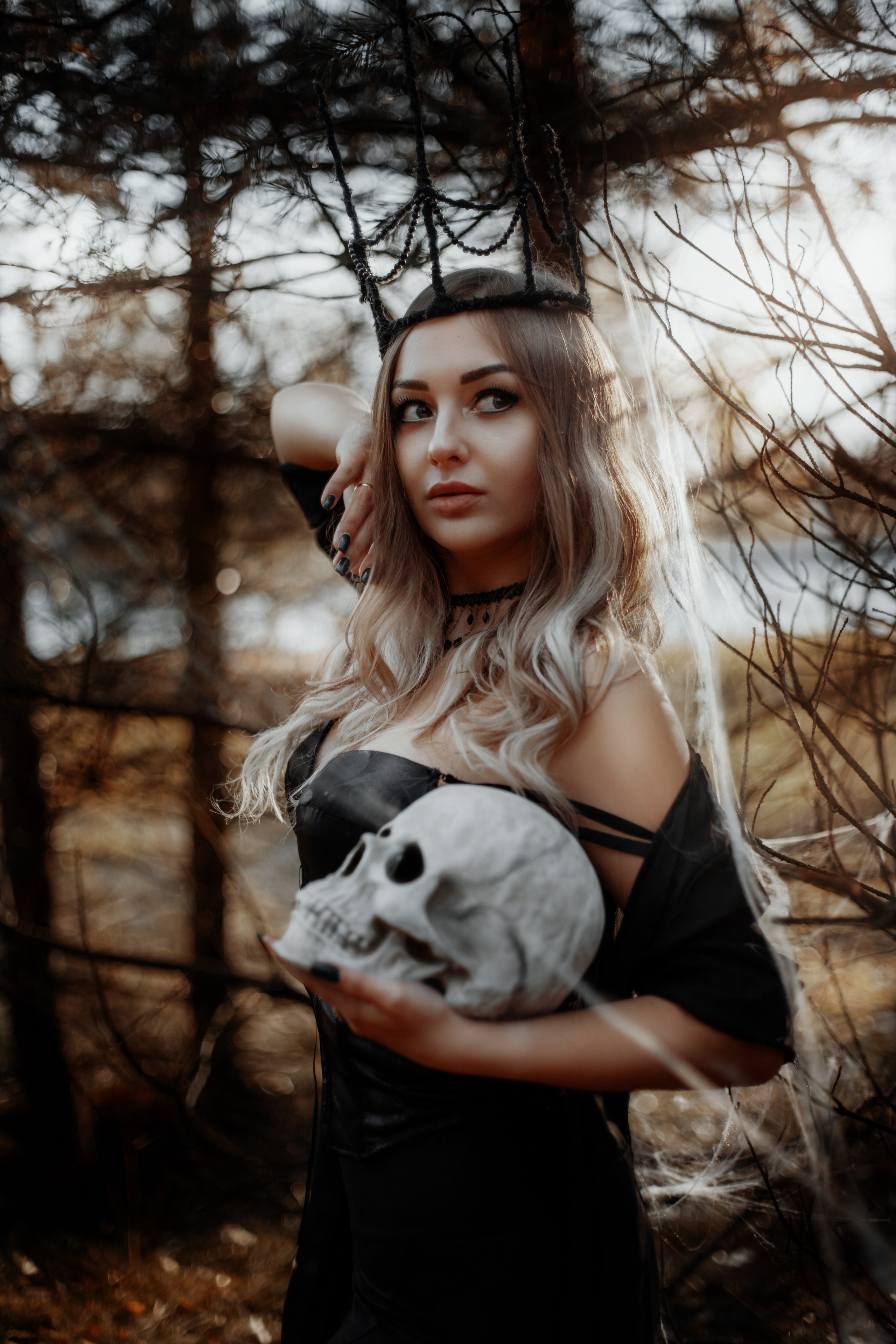 Фотосессия на Halloween для Марины. Фотограф в Санкт-Петербурге и Ленинградской области Катя Нугу