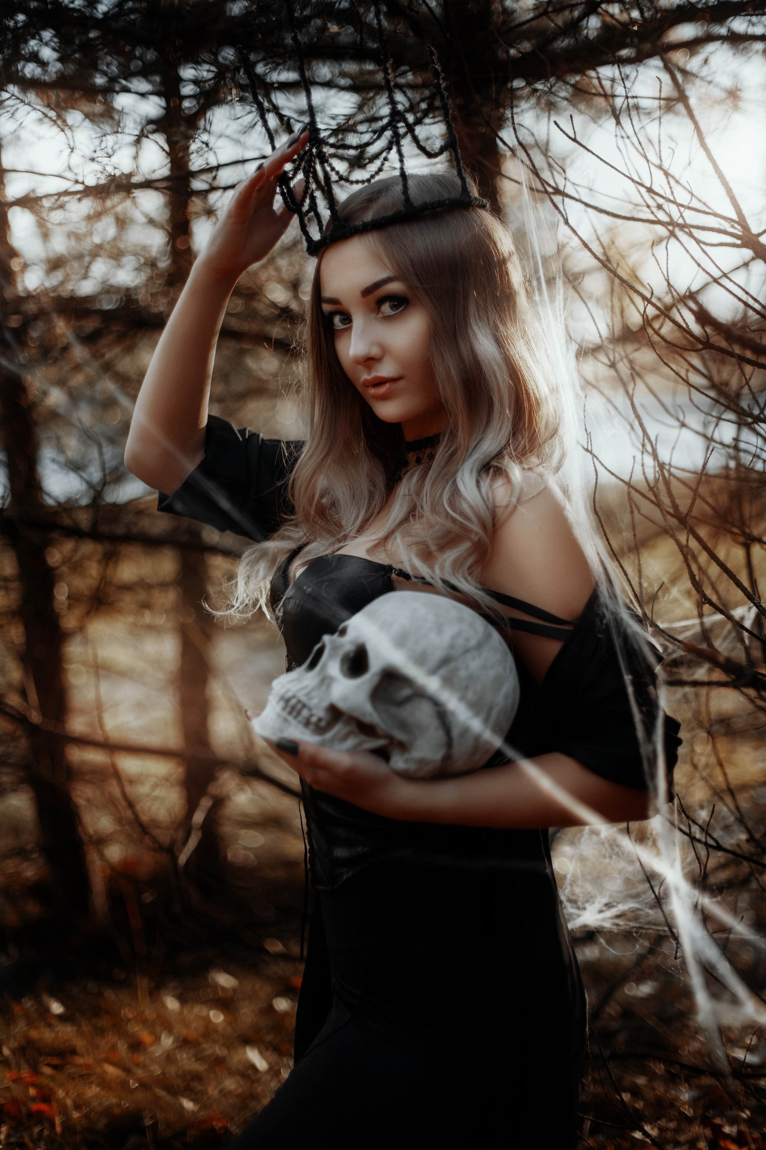 Фотосессия на Halloween для Марины. Фотограф в Санкт-Петербурге и Ленинградской области Катя Нугу