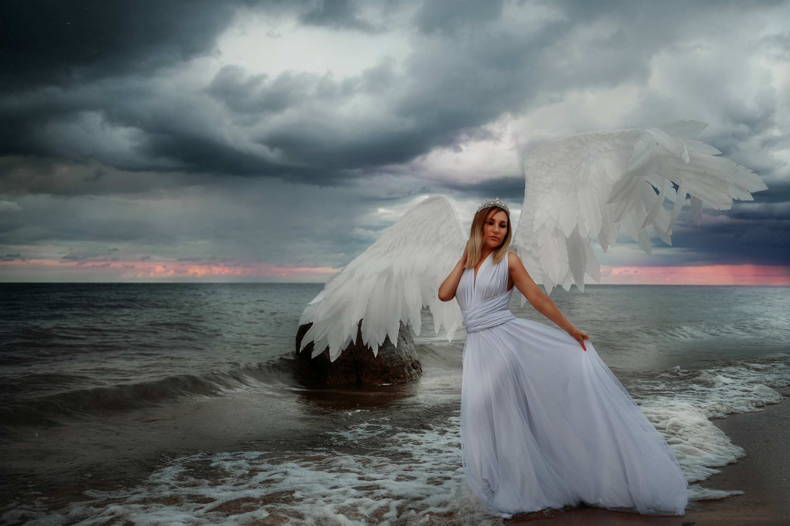 Фотосессия в образе Ангела для Татьяны. Фотограф в Санкт-Петербурге и Ленинградской области Катя Нугу
