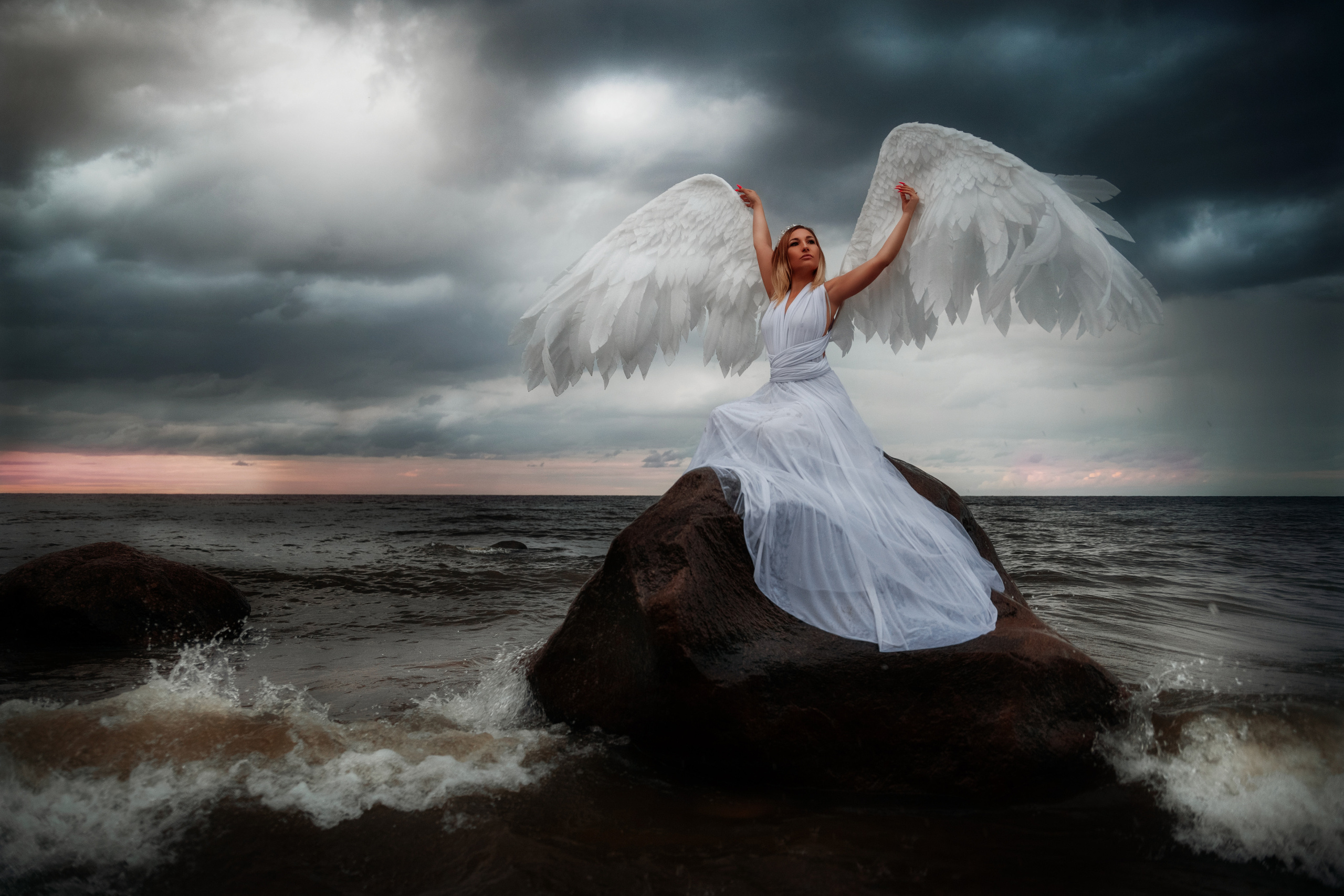 Фотосессия в образе Ангела для Татьяны. Фотограф в Санкт-Петербурге и Ленинградской области Катя Нугу