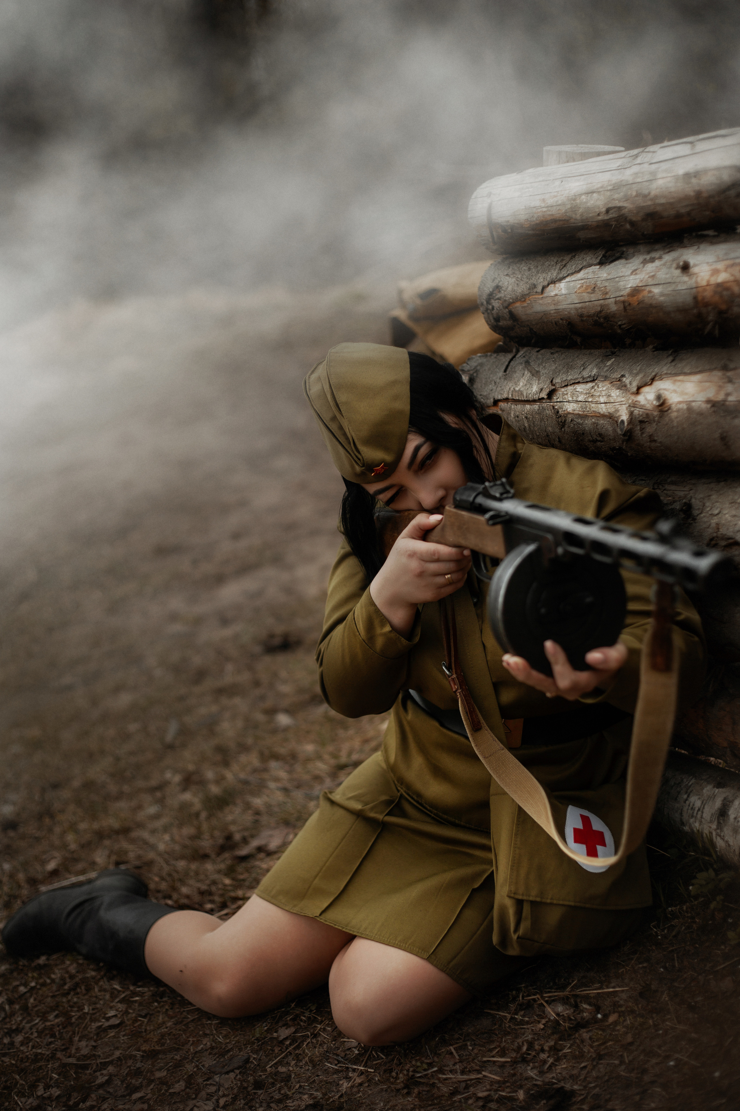 Снежана и Иван фотосессия ко Дню победы. Фотограф в Санкт-Петербурге и Ленинградской области Катя Нугу