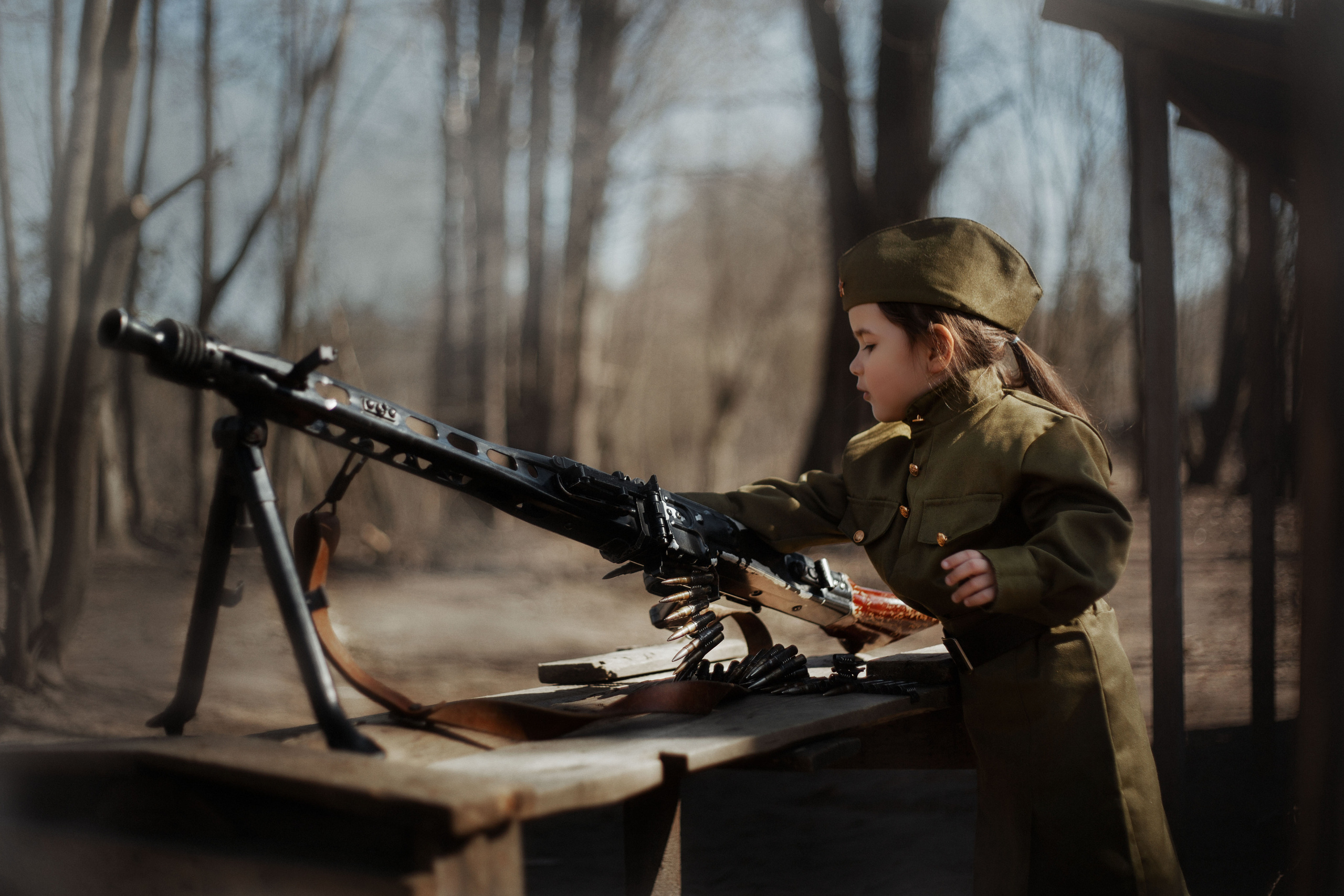 Детская фотосессия в военном стиле. Фотограф в Санкт-Петербурге и Ленинградской области Катя Нугу